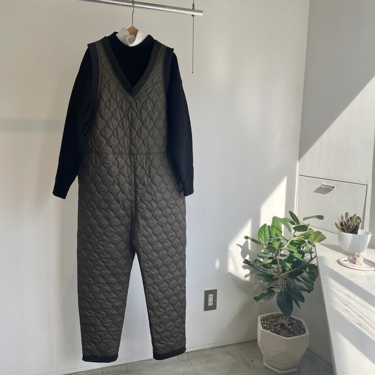 sisisi//キルティングサロペットAW124
