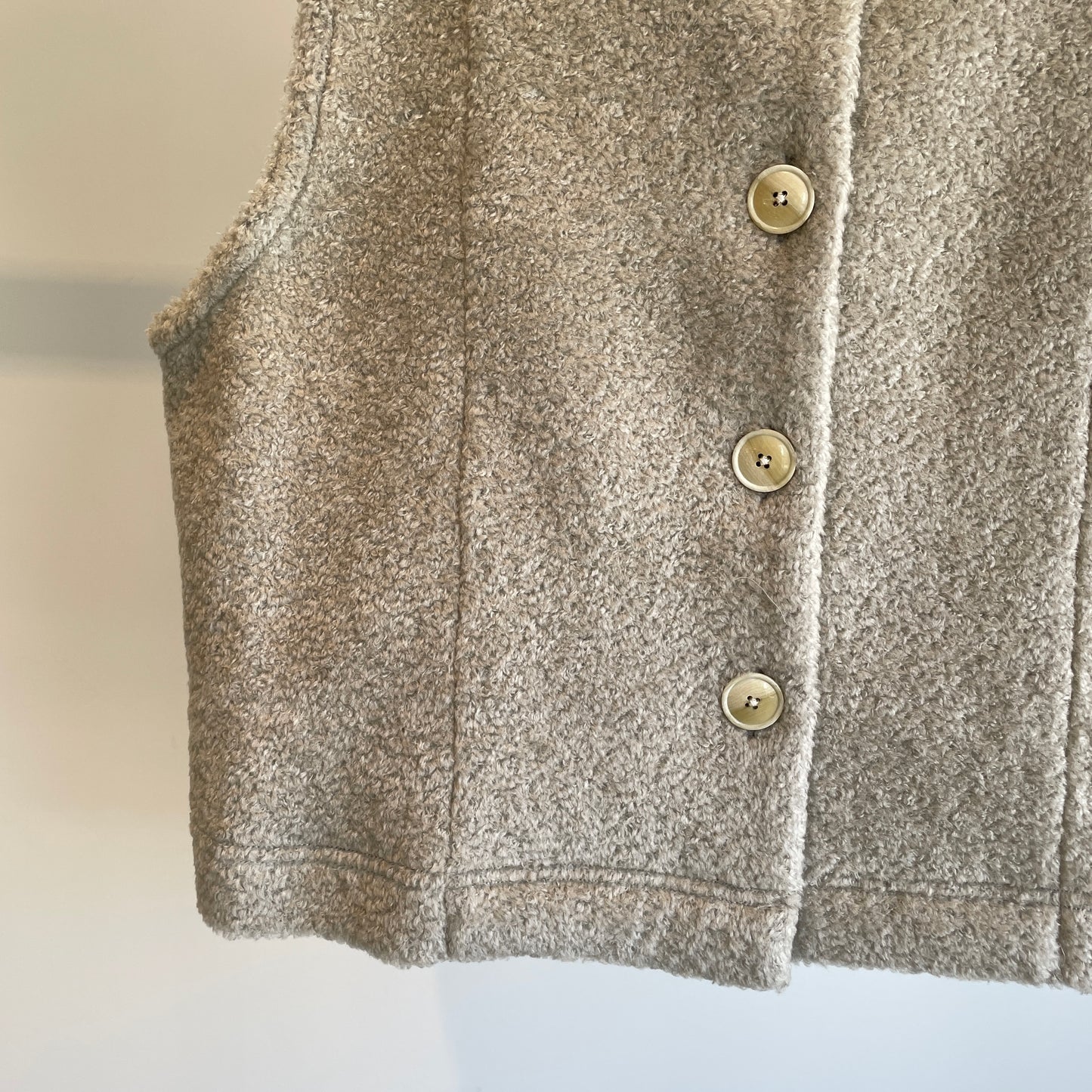 handsofcreation//トイプー起毛2wayショートベスト0154087