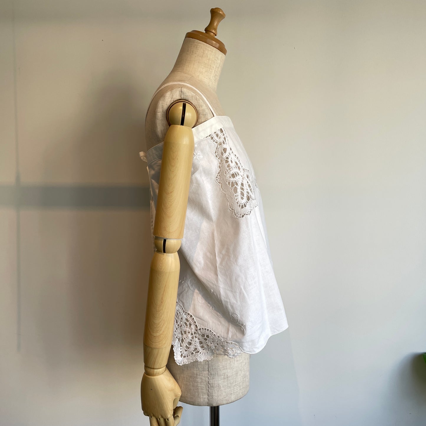 Heriter //bobbin lace tablecloth camisole H0-00-3061