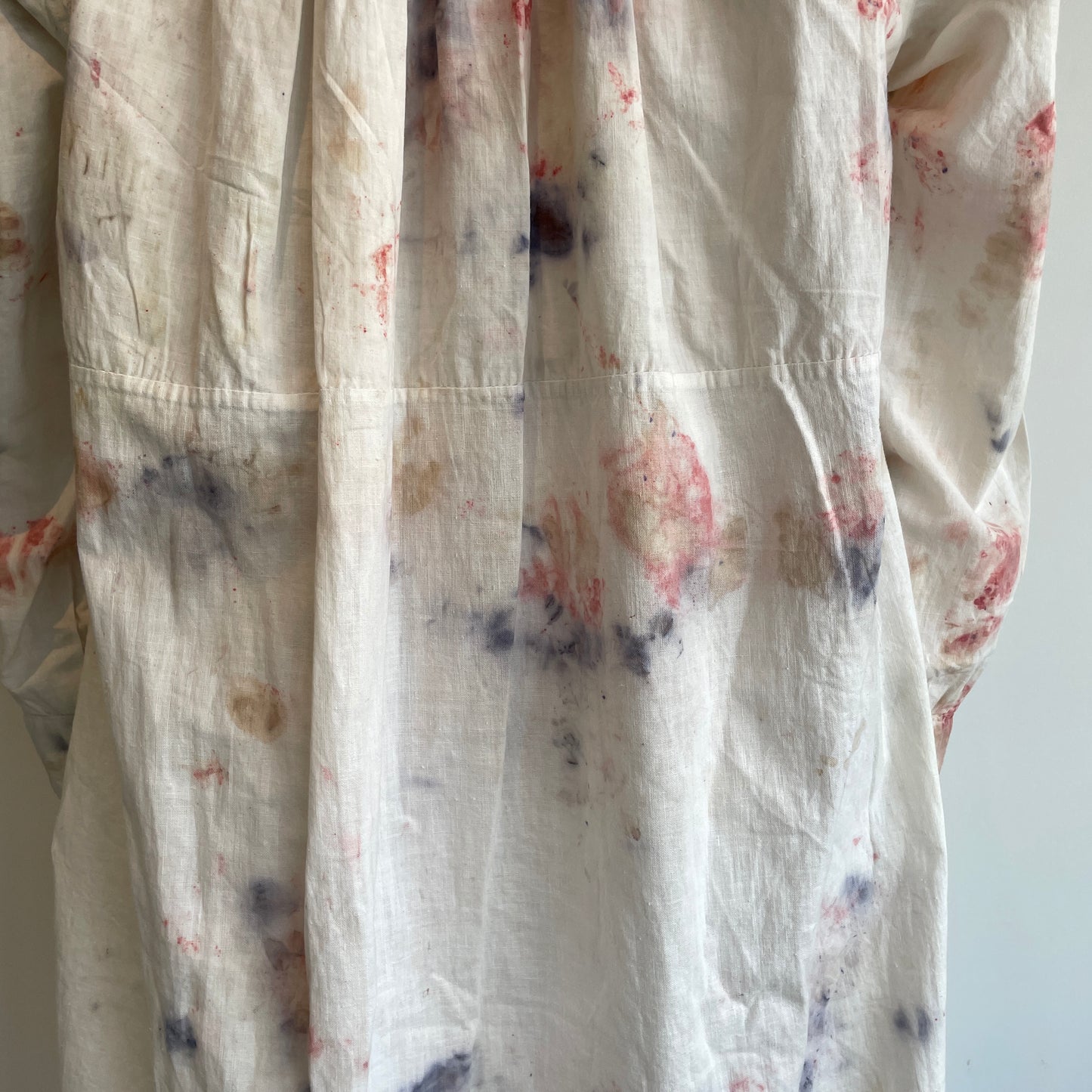 Oo//vintage ロングシャツ OP(ice dye)