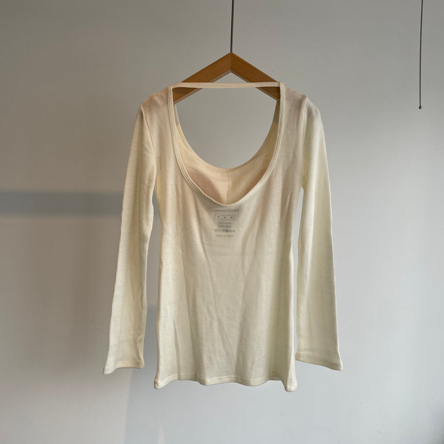 MarchAprilMay //wool innerカップイン9分袖 MAM-CT-008