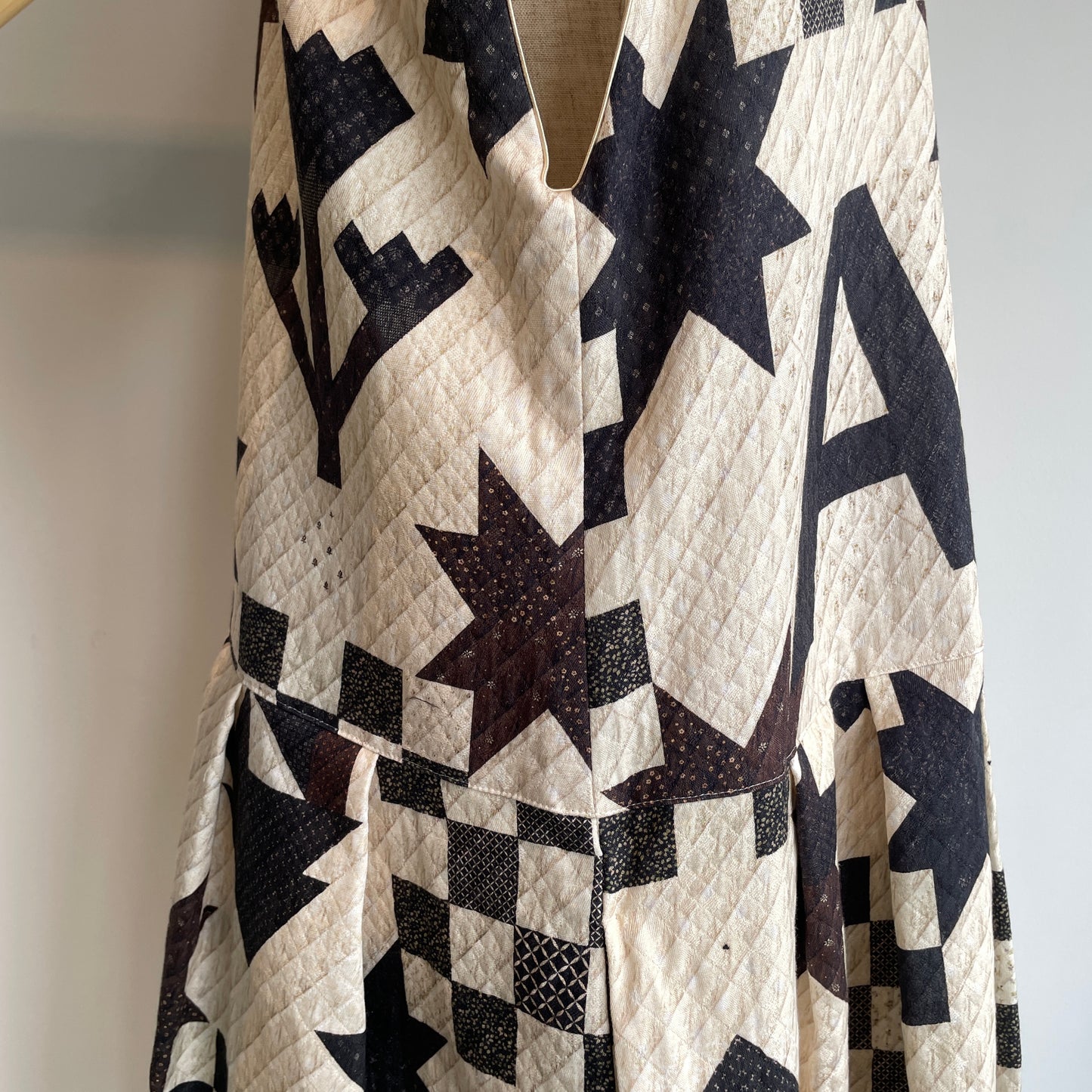 ASEEDONCLOUD //Study uniform dress(Map quit print) 252302