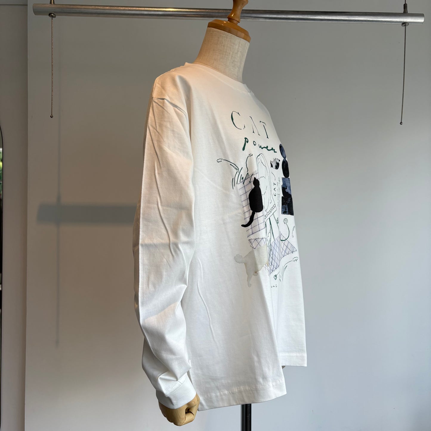 Sweet Little Nothing//catpower ロングスリーブTシャツ(Mサイズ)