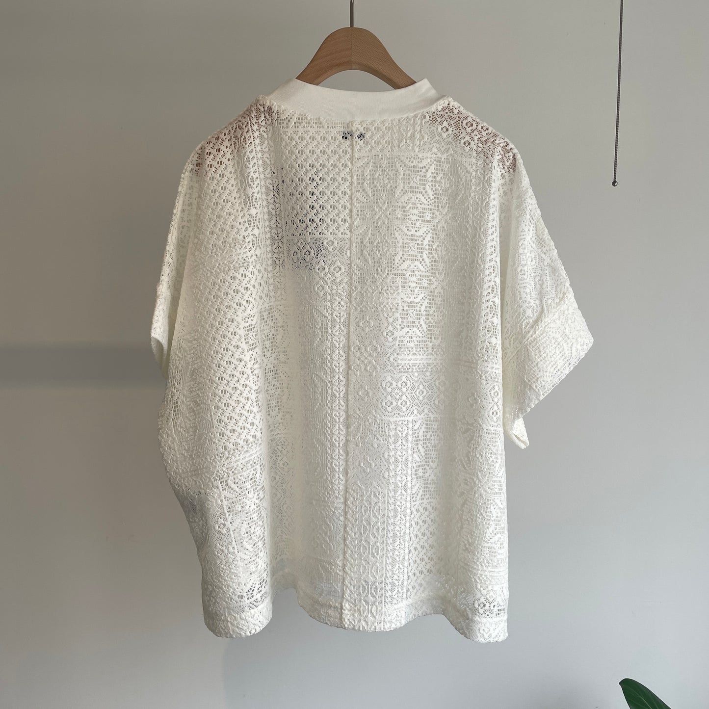 universaltissu//パッチワークレース モックネックドルマンT TS260CT088