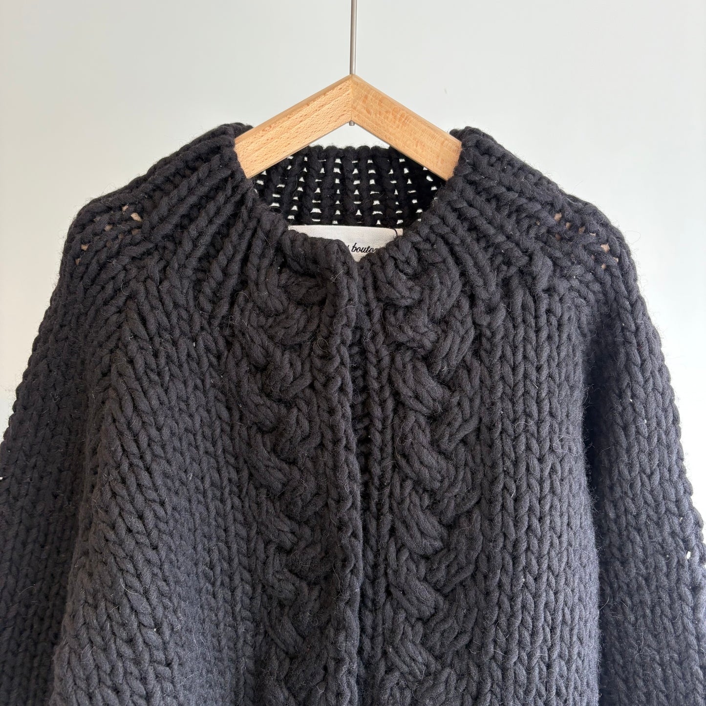 porter des boutons//ウールロービングハンドニットカーディガンP-24044