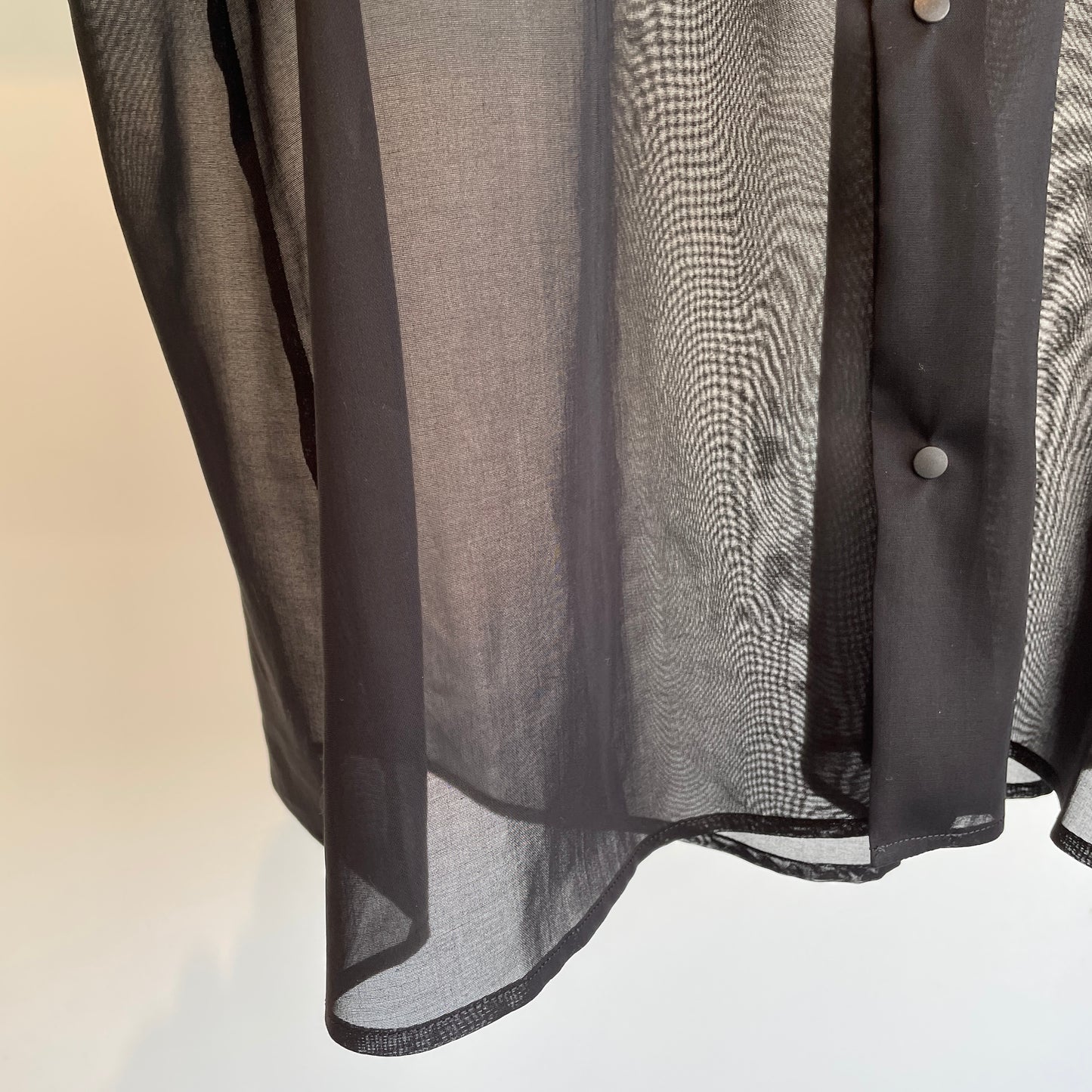 itochi //100/2 cotton organdy transparent blouse
