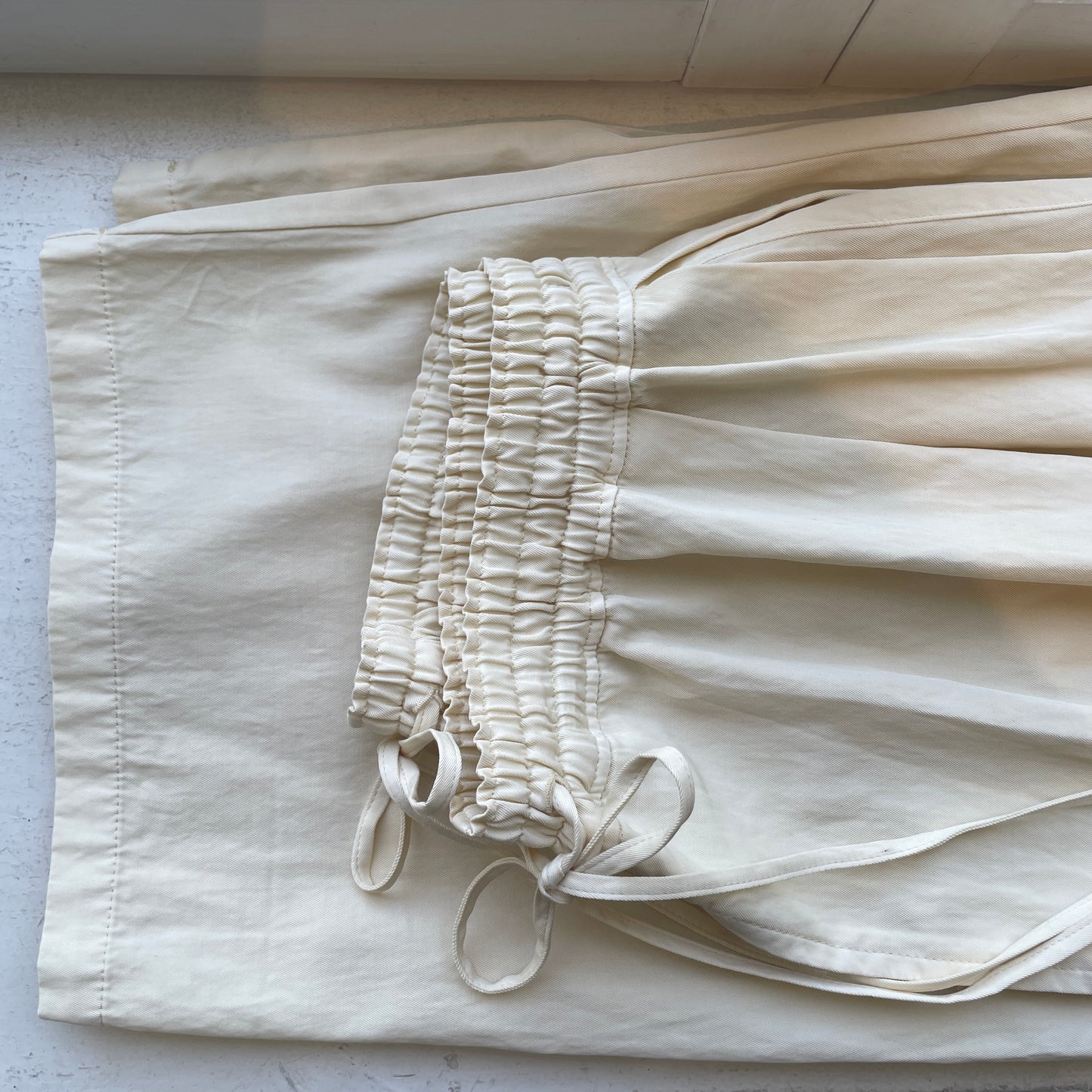 yuni//R/C twill product dye drawstrings パンツ 1701PT008262
