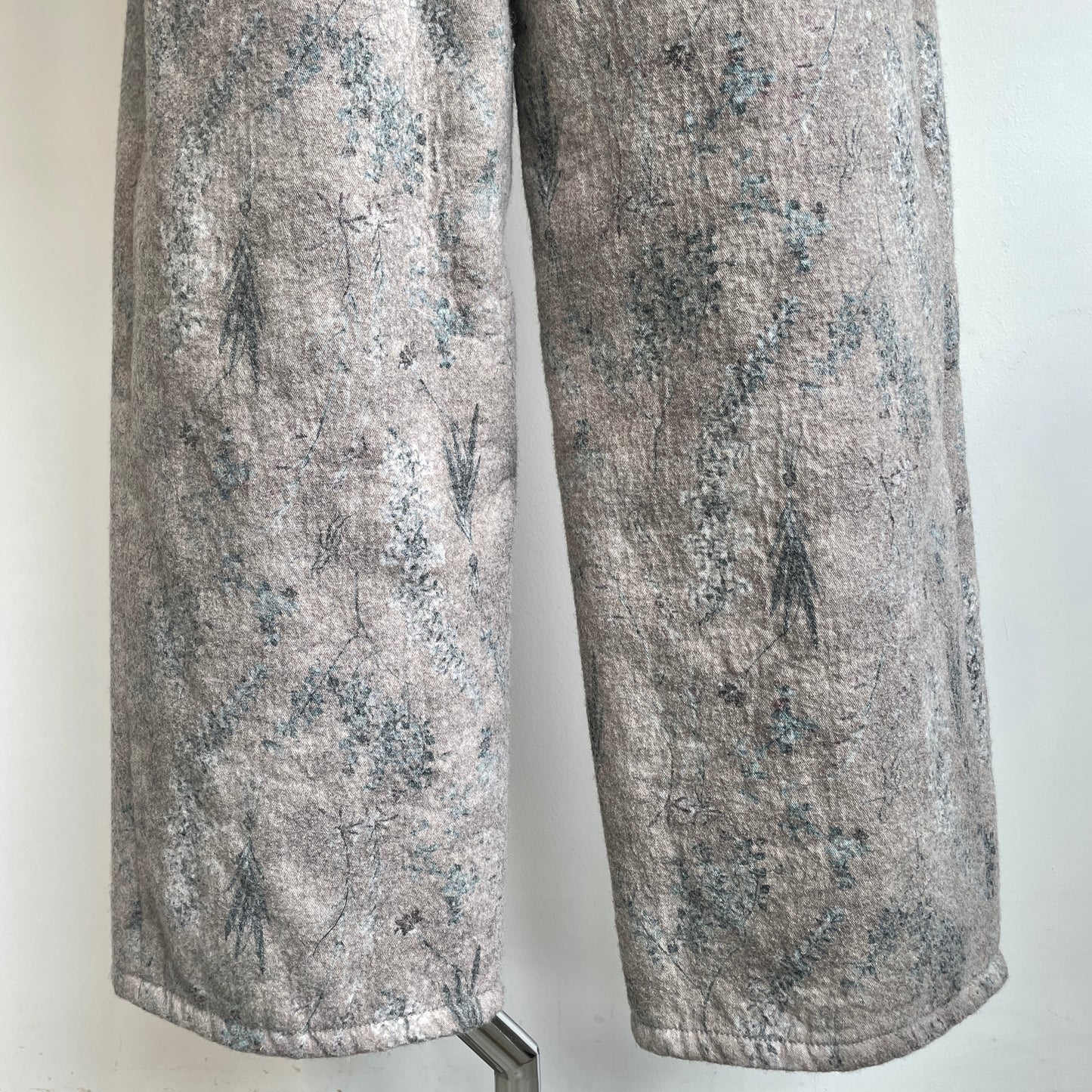 qiri //old letter flowers カーブパンツ 6301PT010252