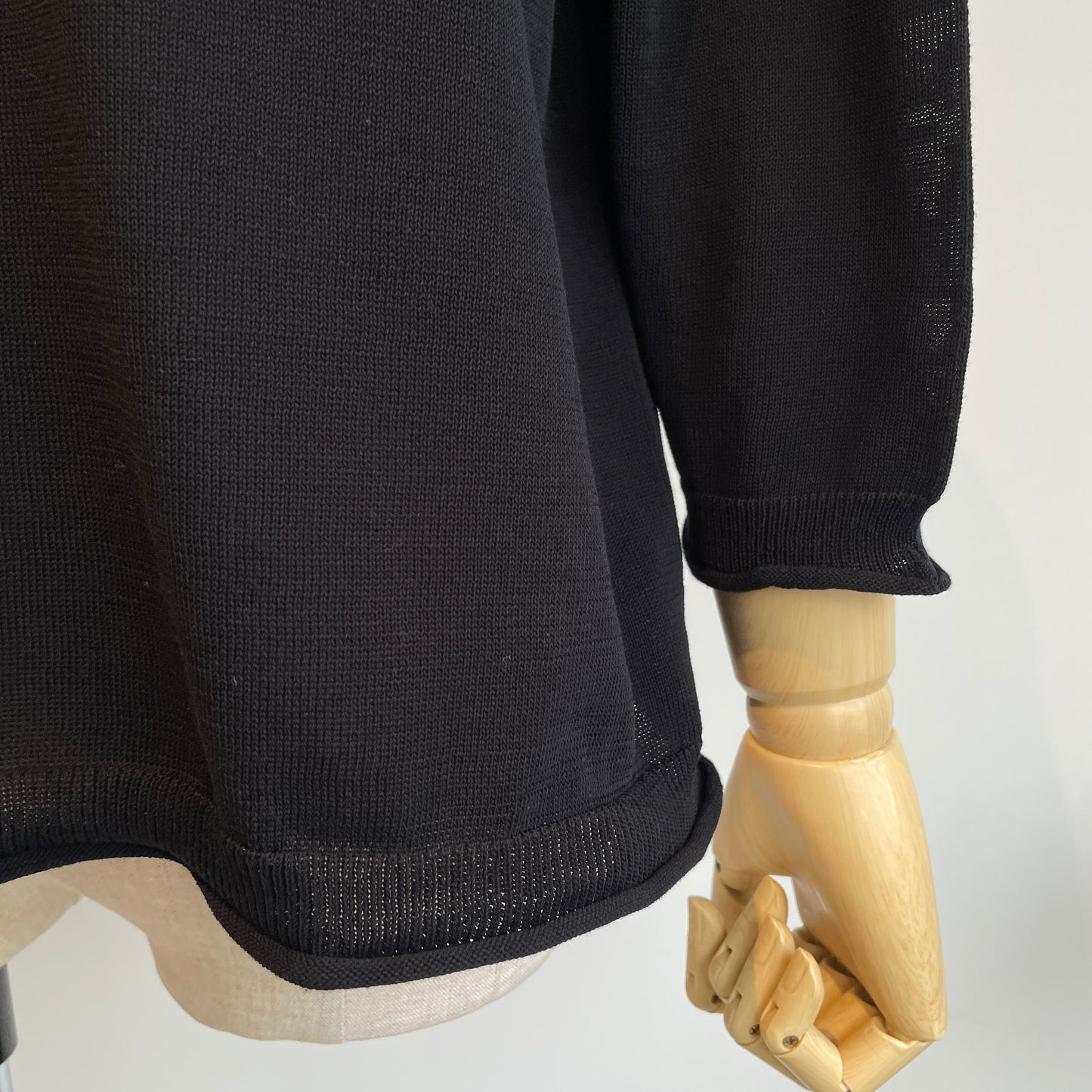 handsofcreation//強撚COTTON15Lホールガーメント7分袖ポケットP/0 03610701