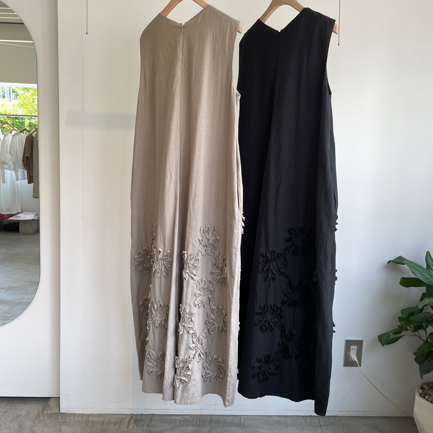 qiri//rondo ribbon embroidery オールインワン 6301PT009251