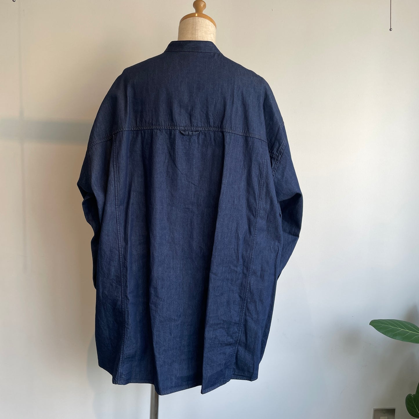 buoy//5.5OZLIGHT DENIM FRILL SHIRT 2701BL003252