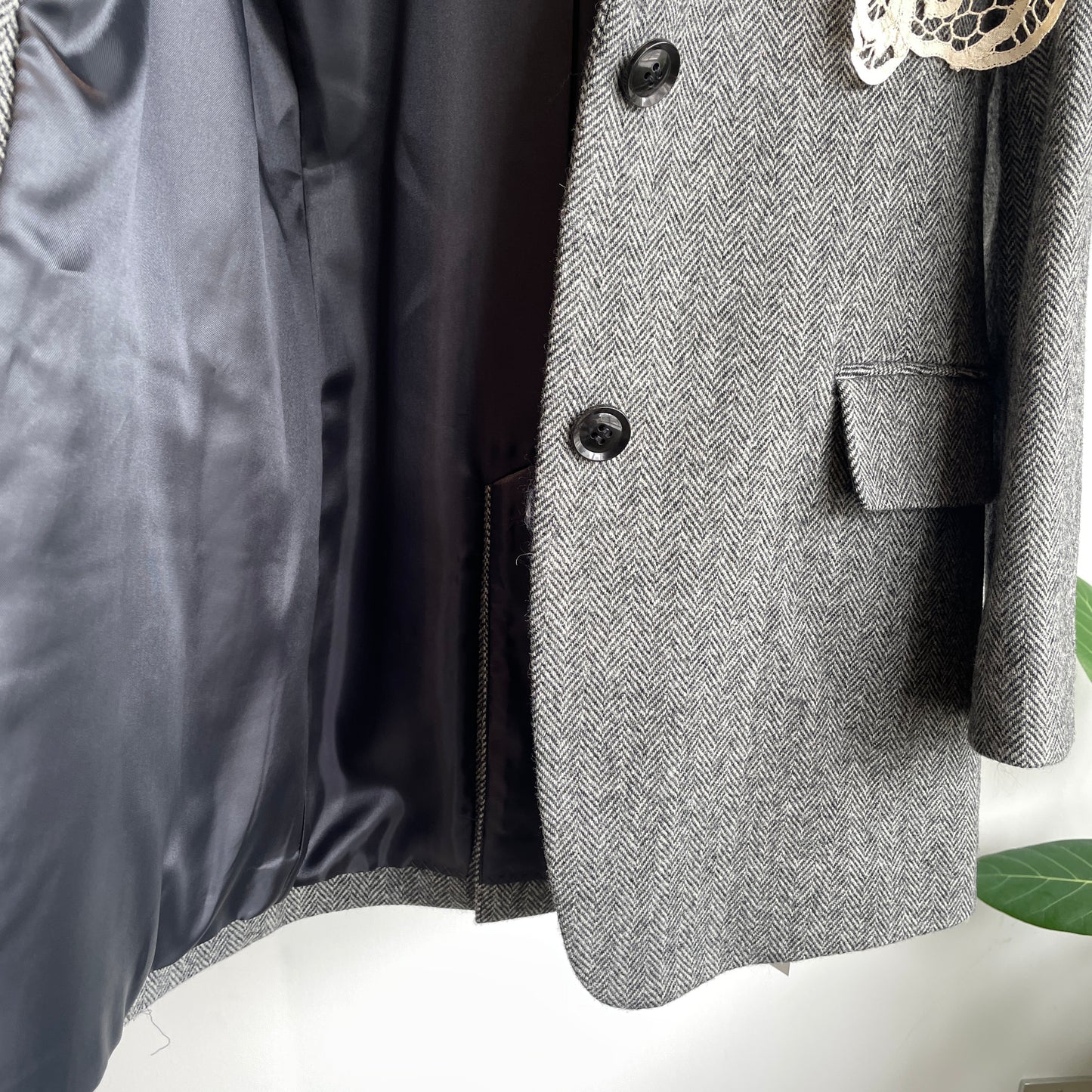 Heriter //wool herringbone jacket(つけ衿付き)H2-25-6004