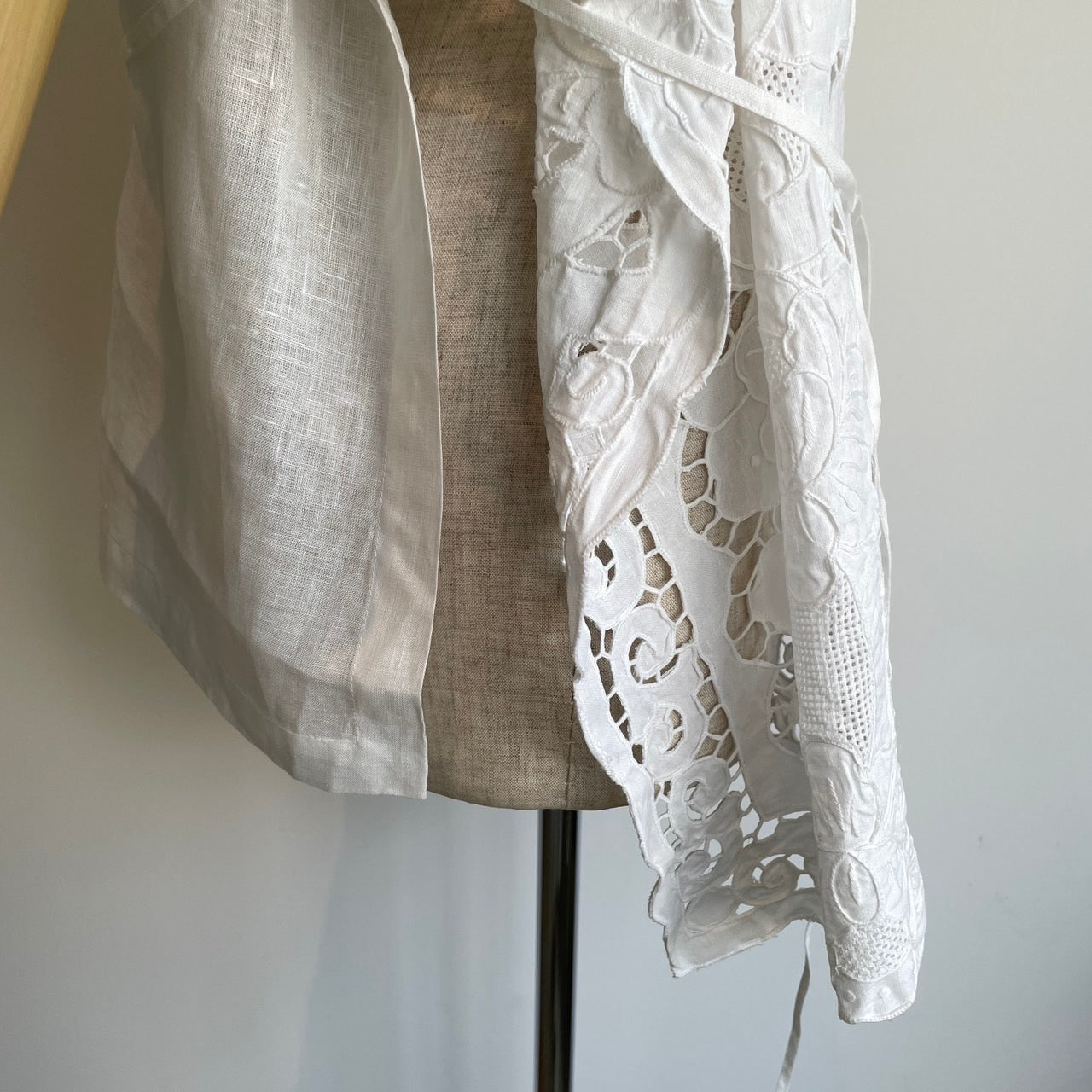 heriter//cutwork parts gilet H0-00-3029