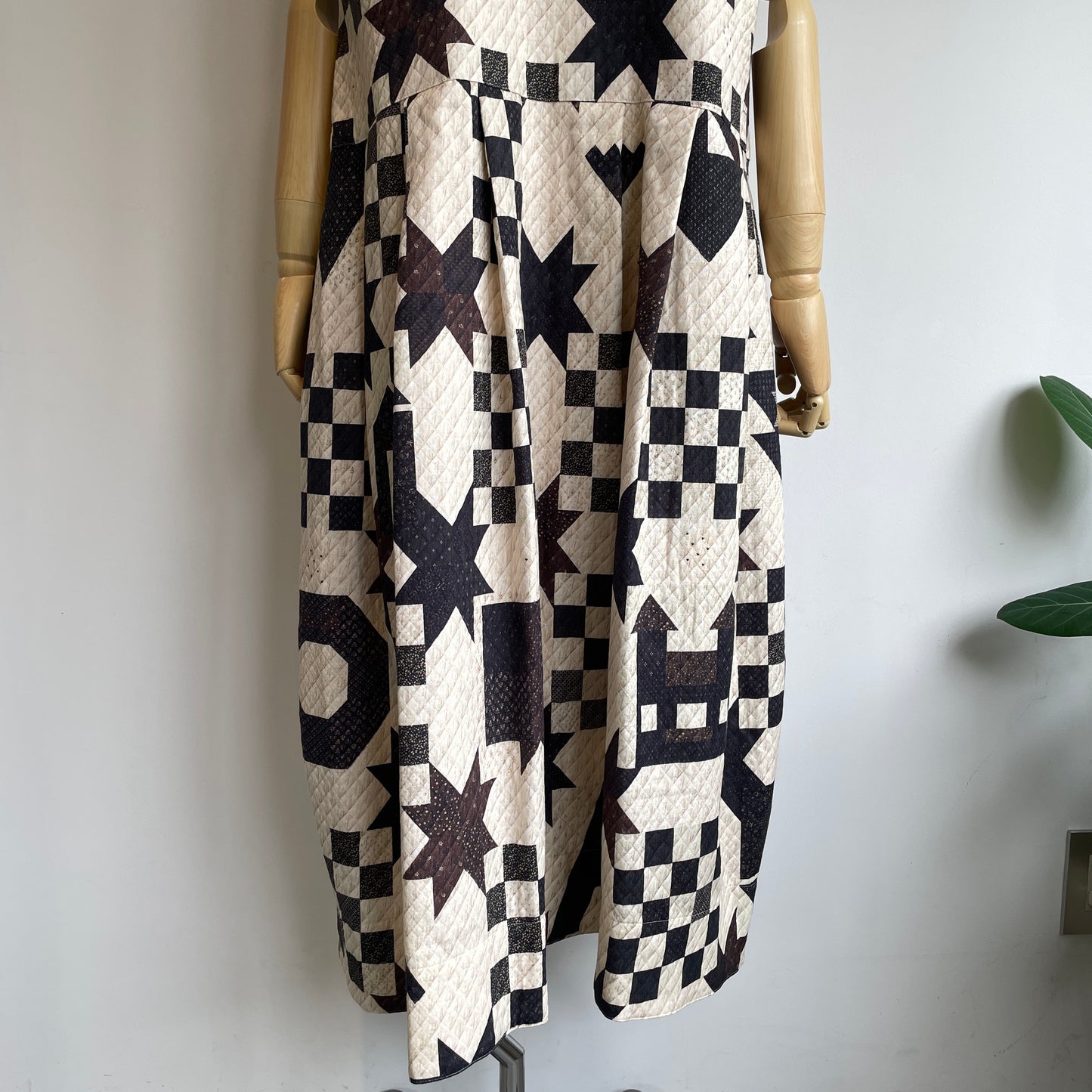 ASEEDONCLOUD //Study uniform dress(Map quit print) 252302