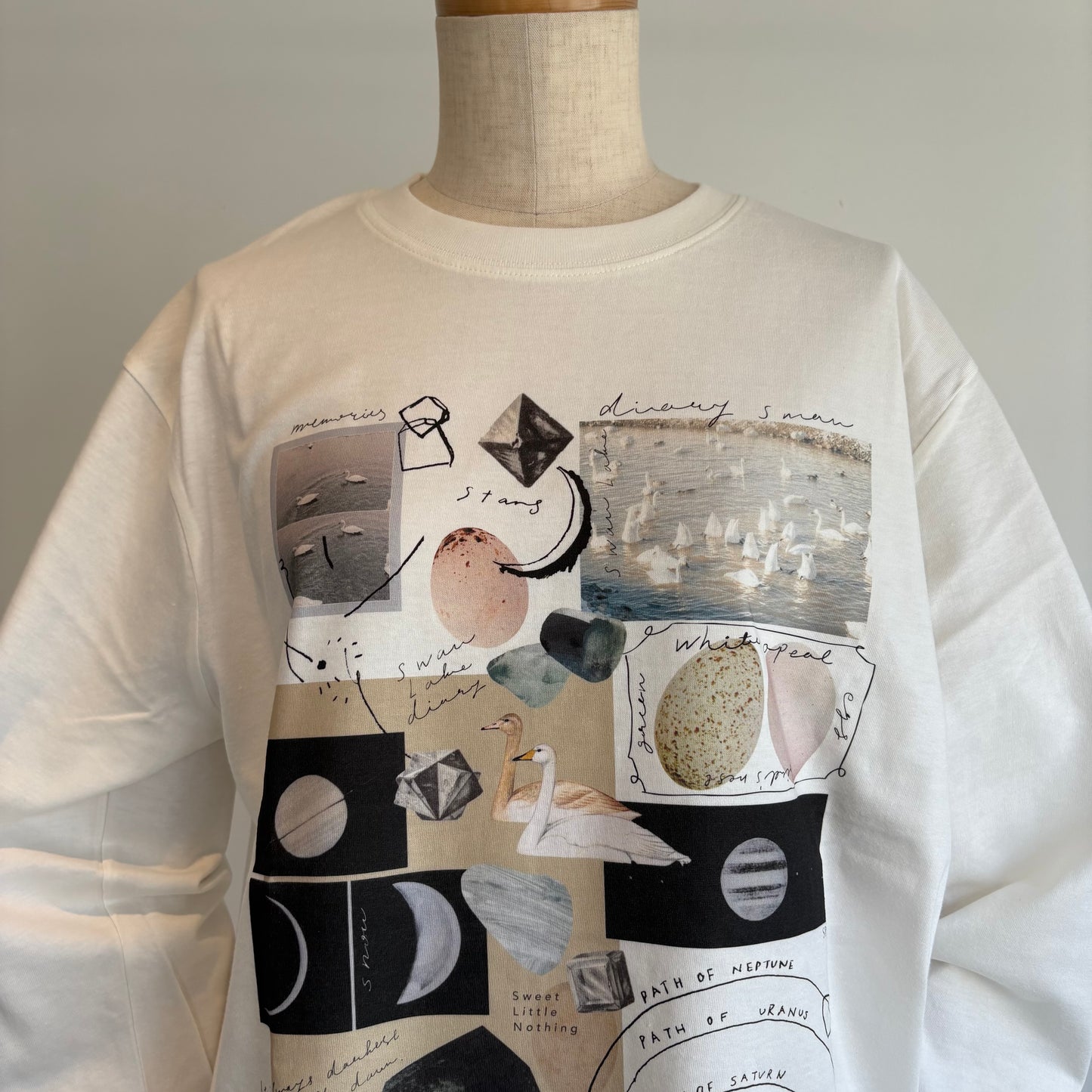 Sweet Little Nothing//月と鉱石 ロングスリーブTシャツ(Mサイズ)
