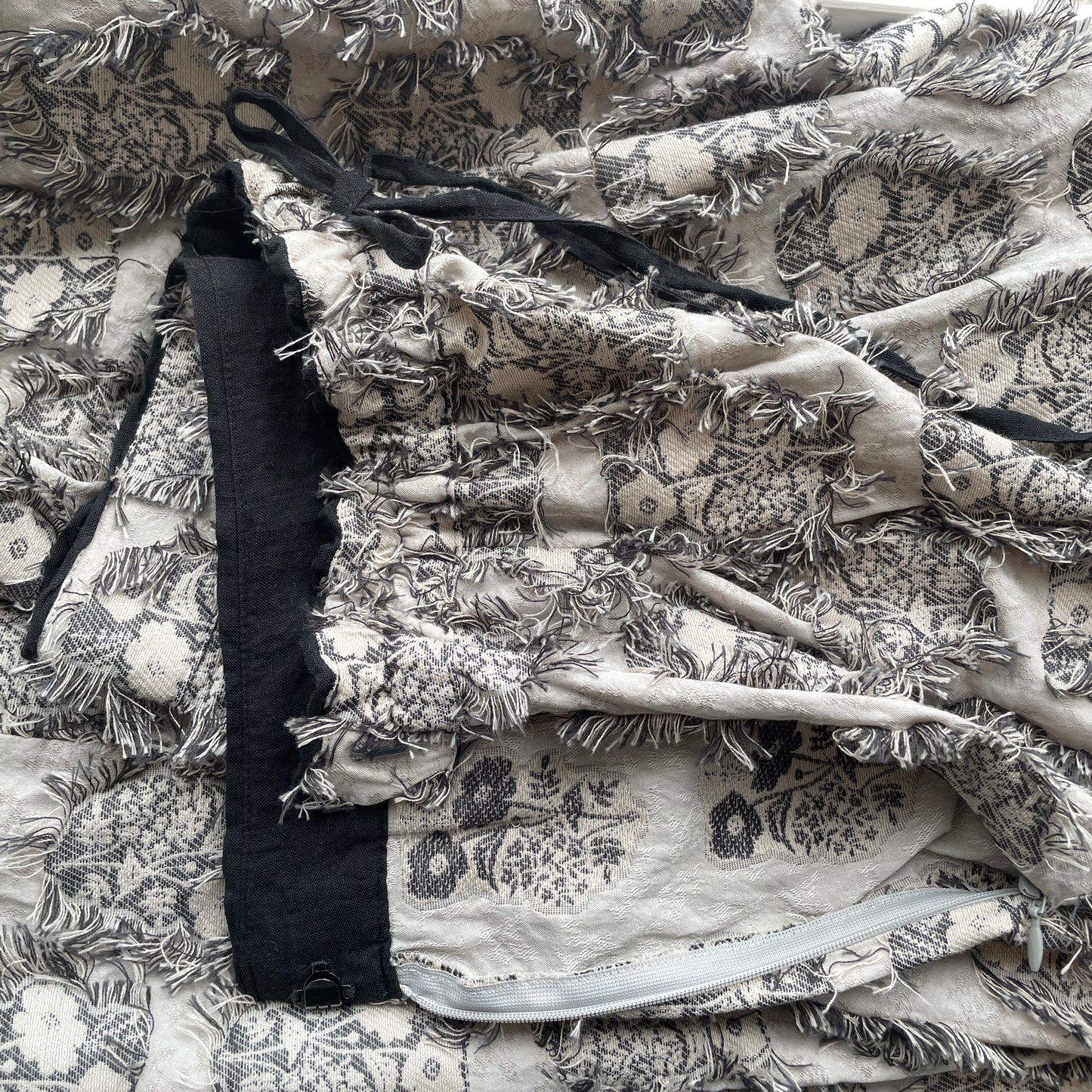 qiri //花野風 jacquard skirt 6301SK001252