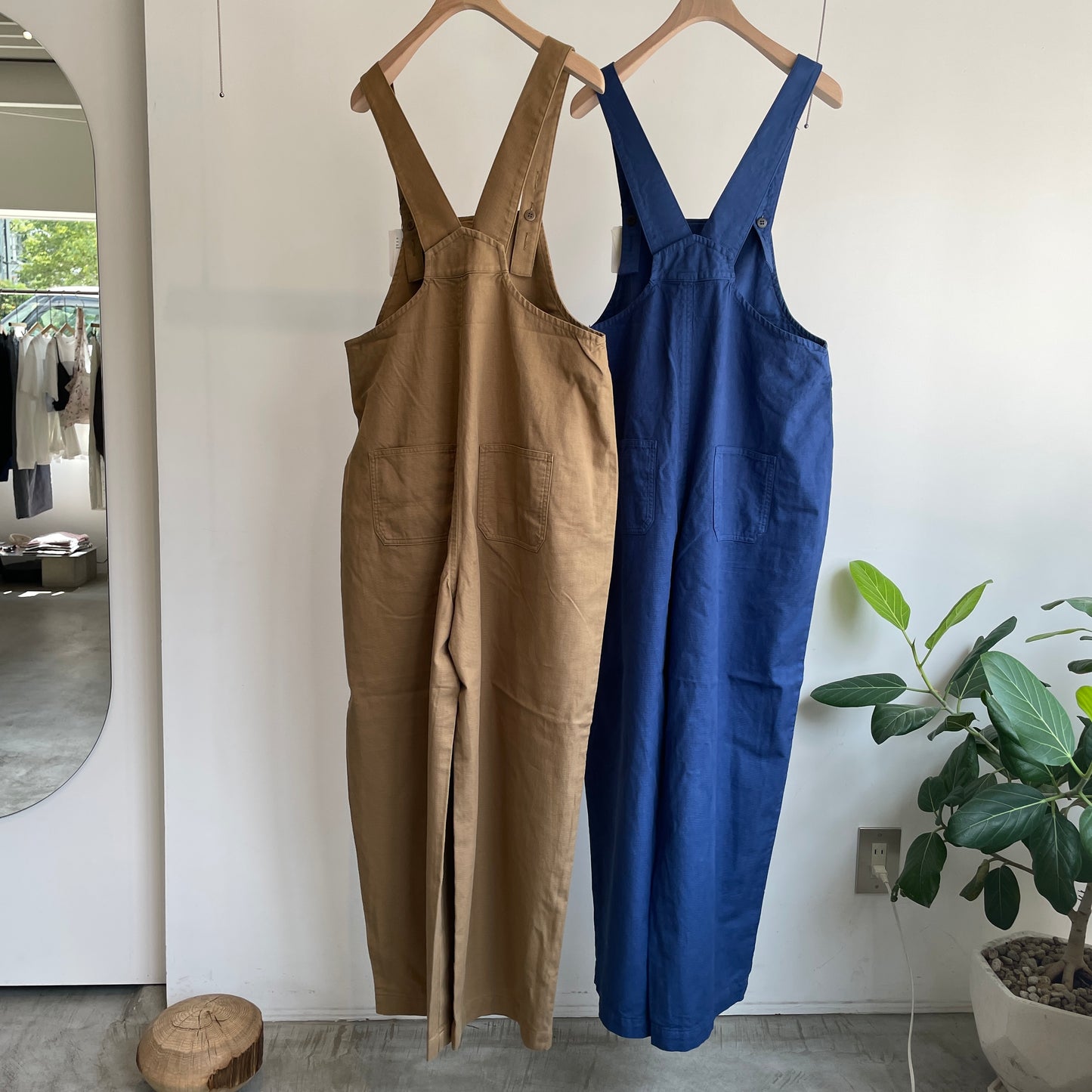 handsofcreation//organiccotton20 /-SlubSergeサロペット 01540329