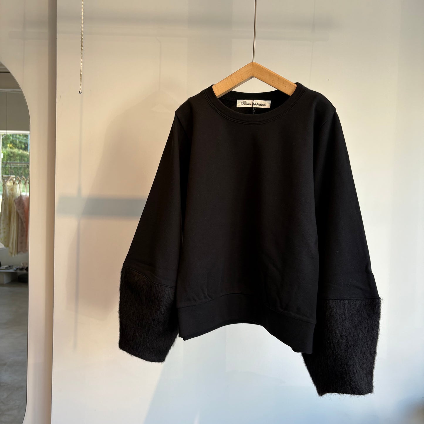 porter des boutons//シャギーカフプルオーバー P13-3-020