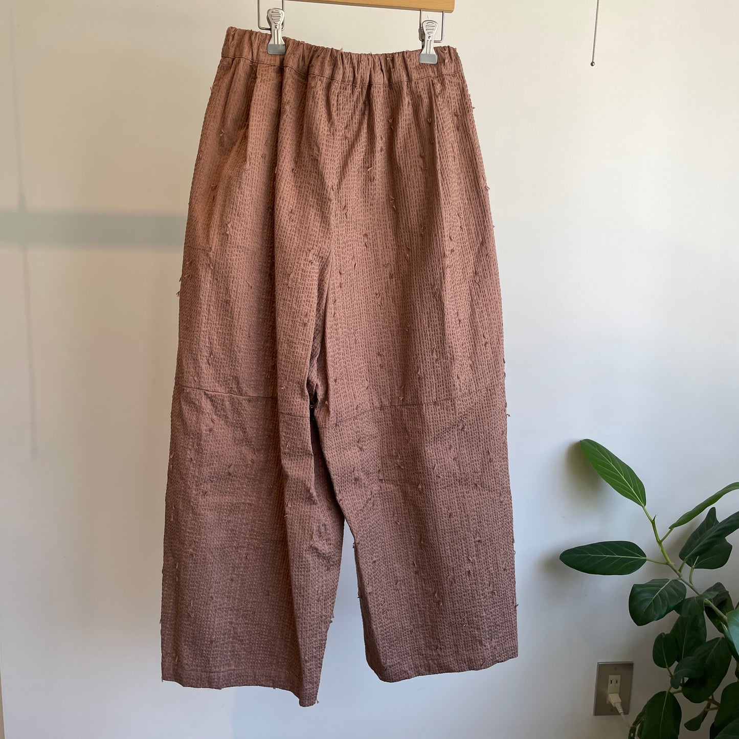 qiri//sashiko jacquard volume pants 6301PT003252
