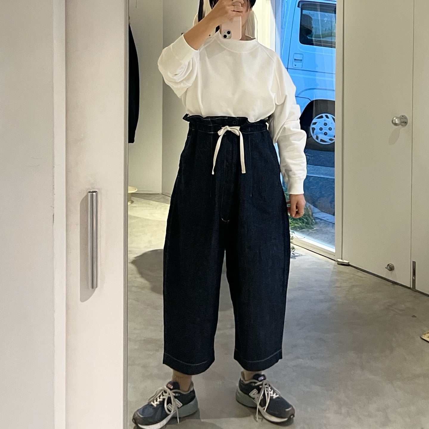 HAVERSACK//ハイゲージ裏毛クロップドスエットシャツ 612521