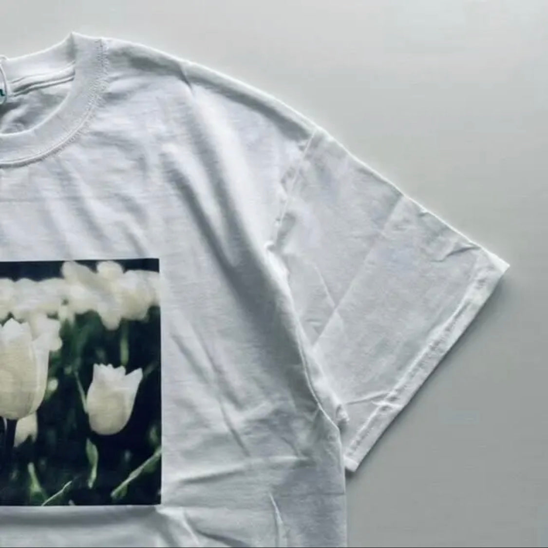mayfool//チューリッププリント半袖Tシャツ5-6-001