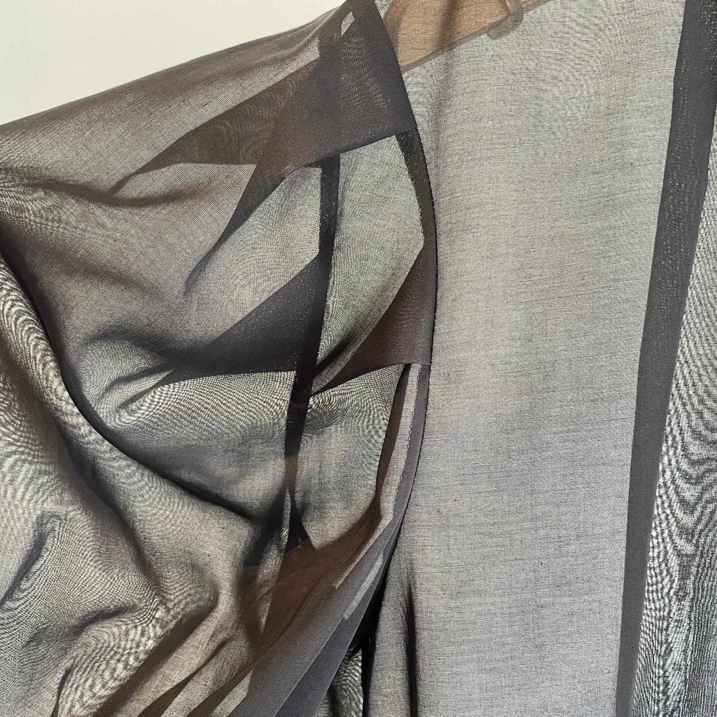 itochi //100/2 cotton organdy transparent blouse