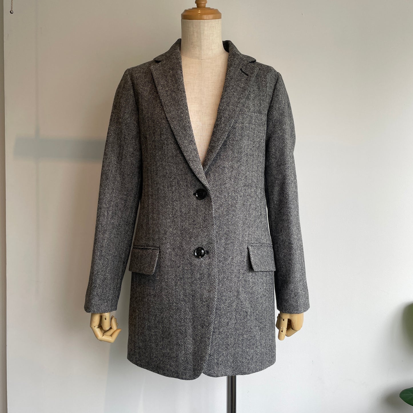 Heriter //wool herringbone jacket(つけ衿付き)H2-25-6004