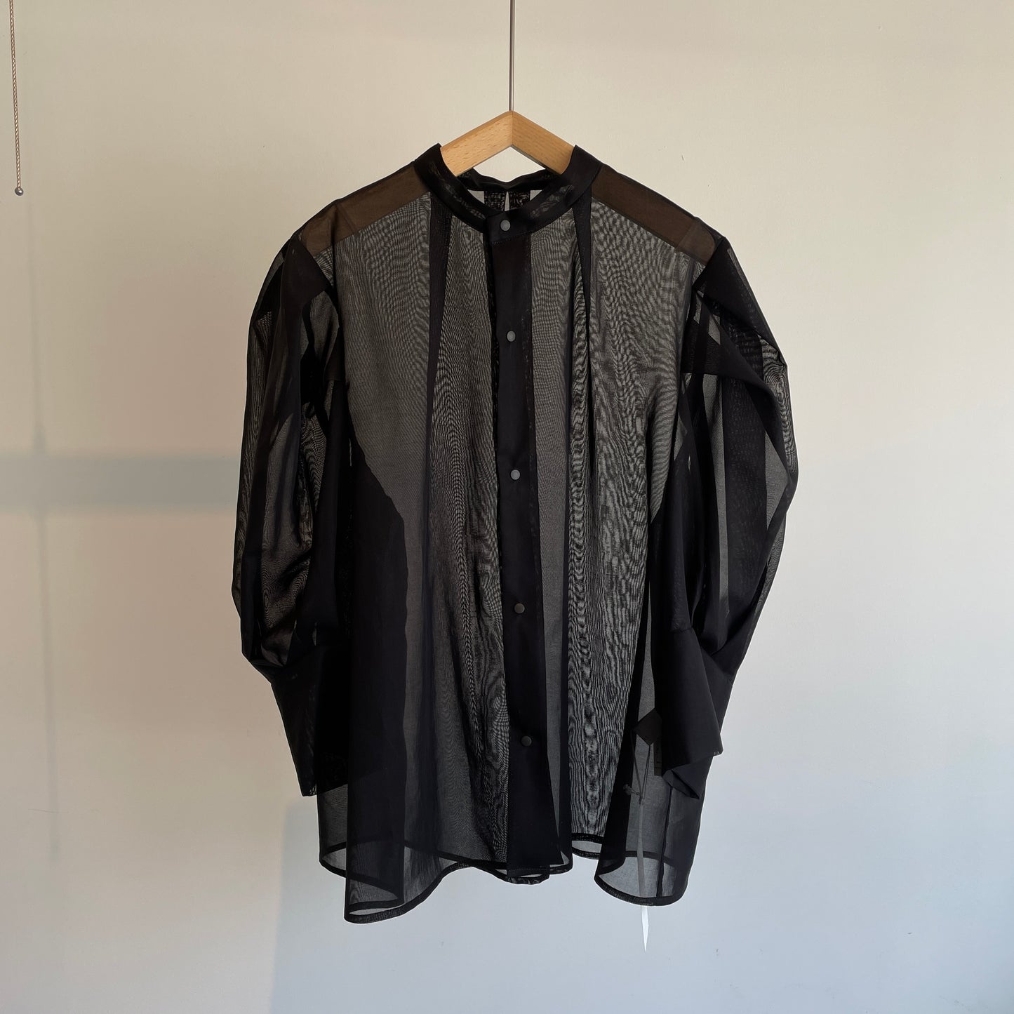 itochi //100/2 cotton organdy transparent blouse