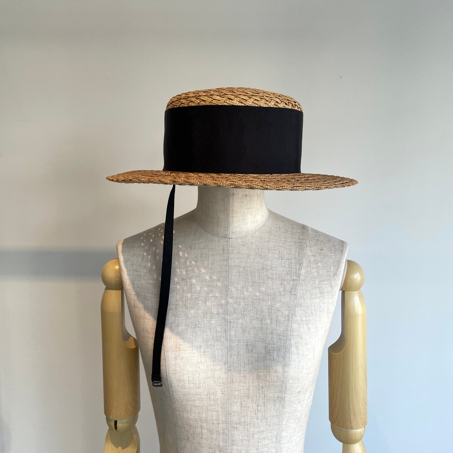 Mia Hat //Straw canotier (Vintage)