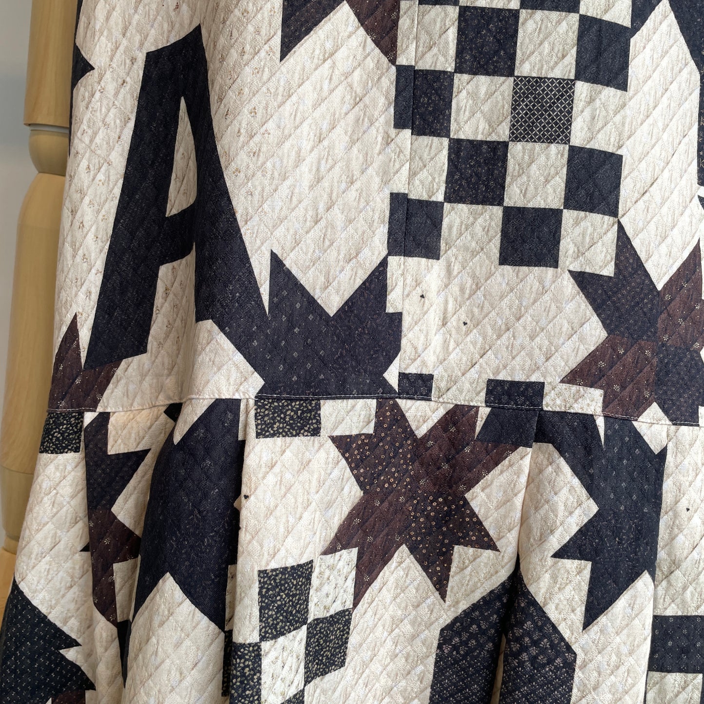 ASEEDONCLOUD //Study uniform dress(Map quit print) 252302