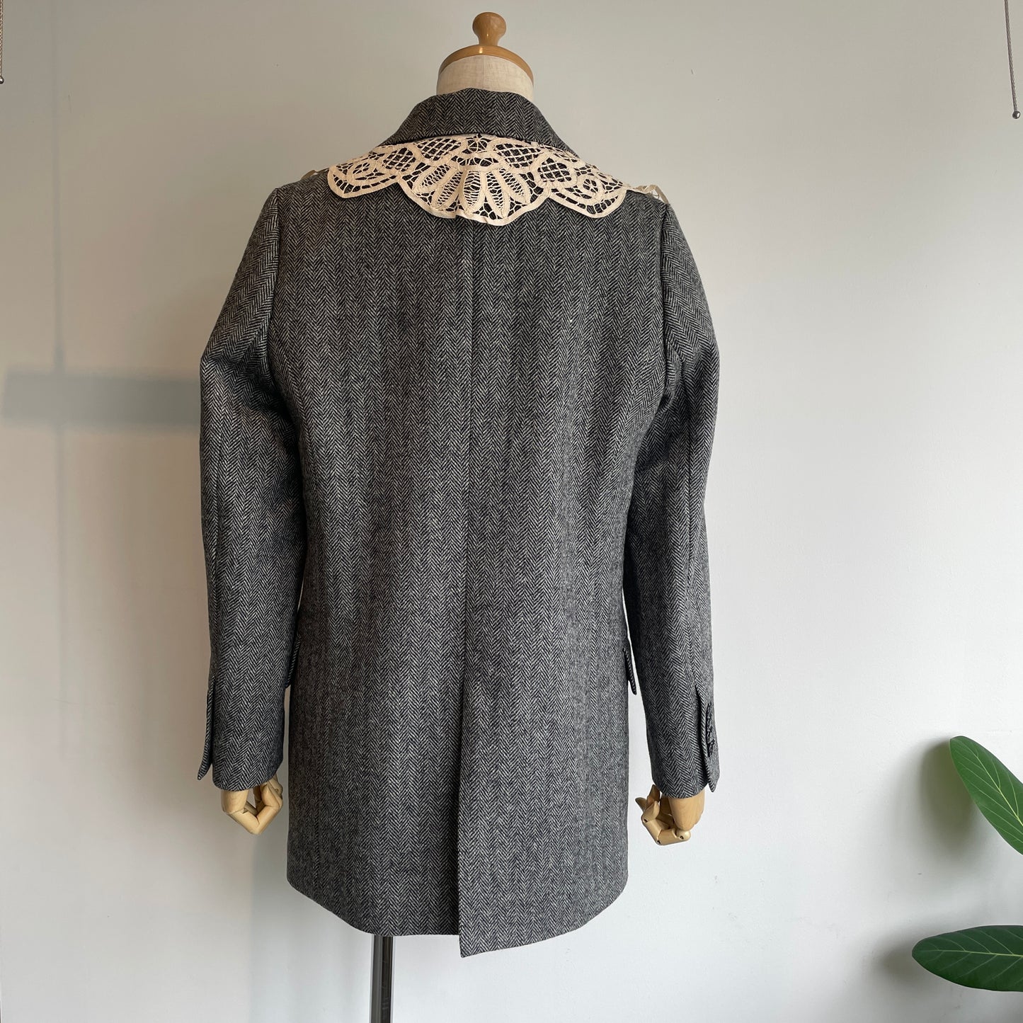 Heriter //wool herringbone jacket(つけ衿付き)H2-25-6004