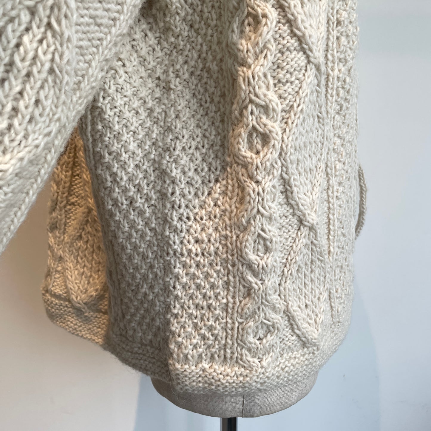Heriter //hand aran cardigan H0-00-1002