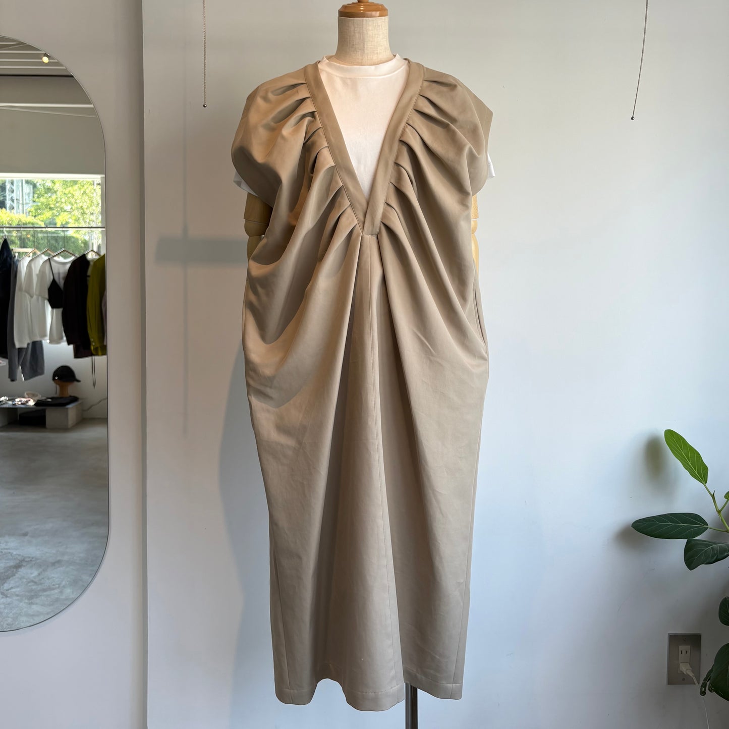 SIHIRAI//TUCK-ONE-PIECE DRESS CHAW 25-5115 (DD)