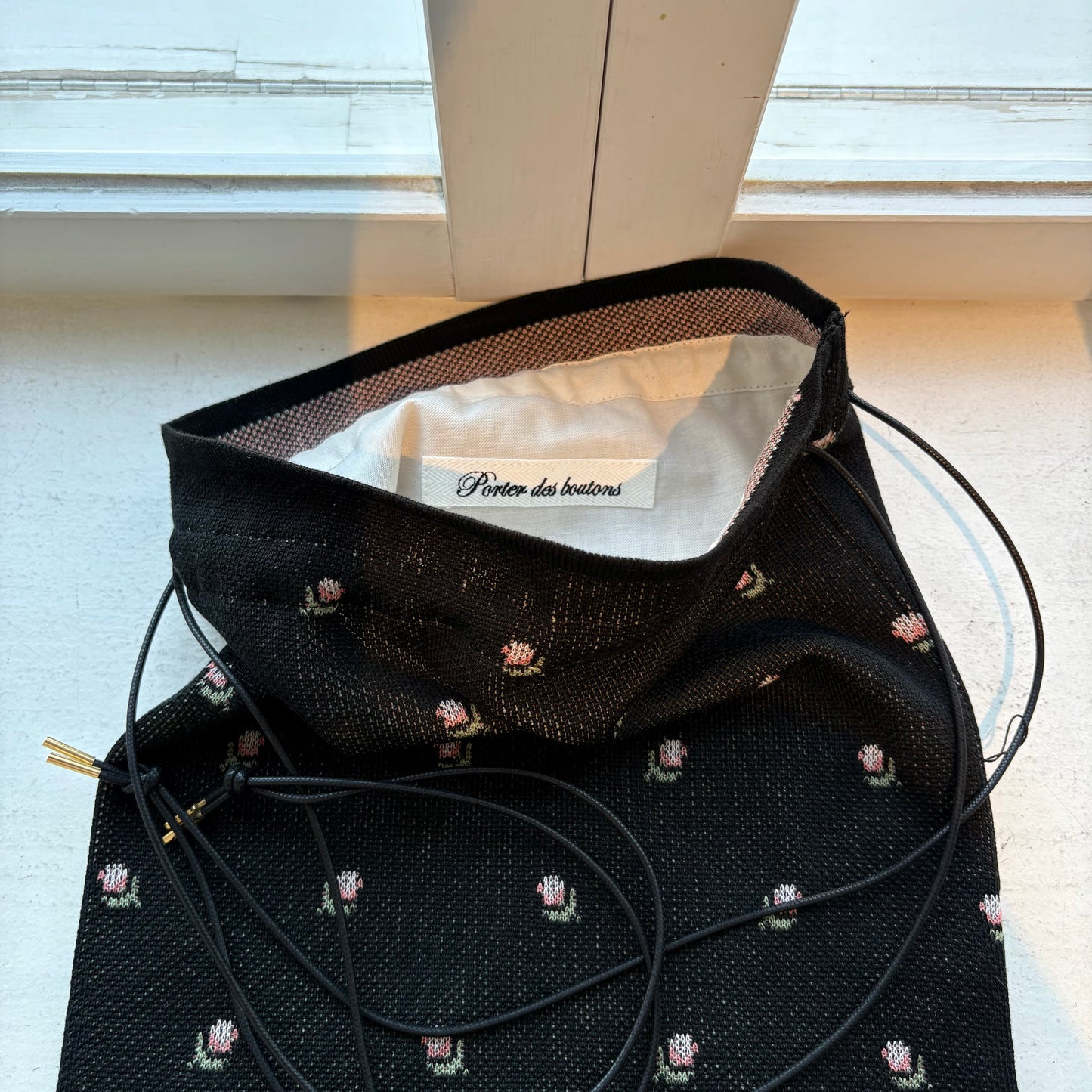 porter des boutons//boutonsニットバッグ P13-5-018