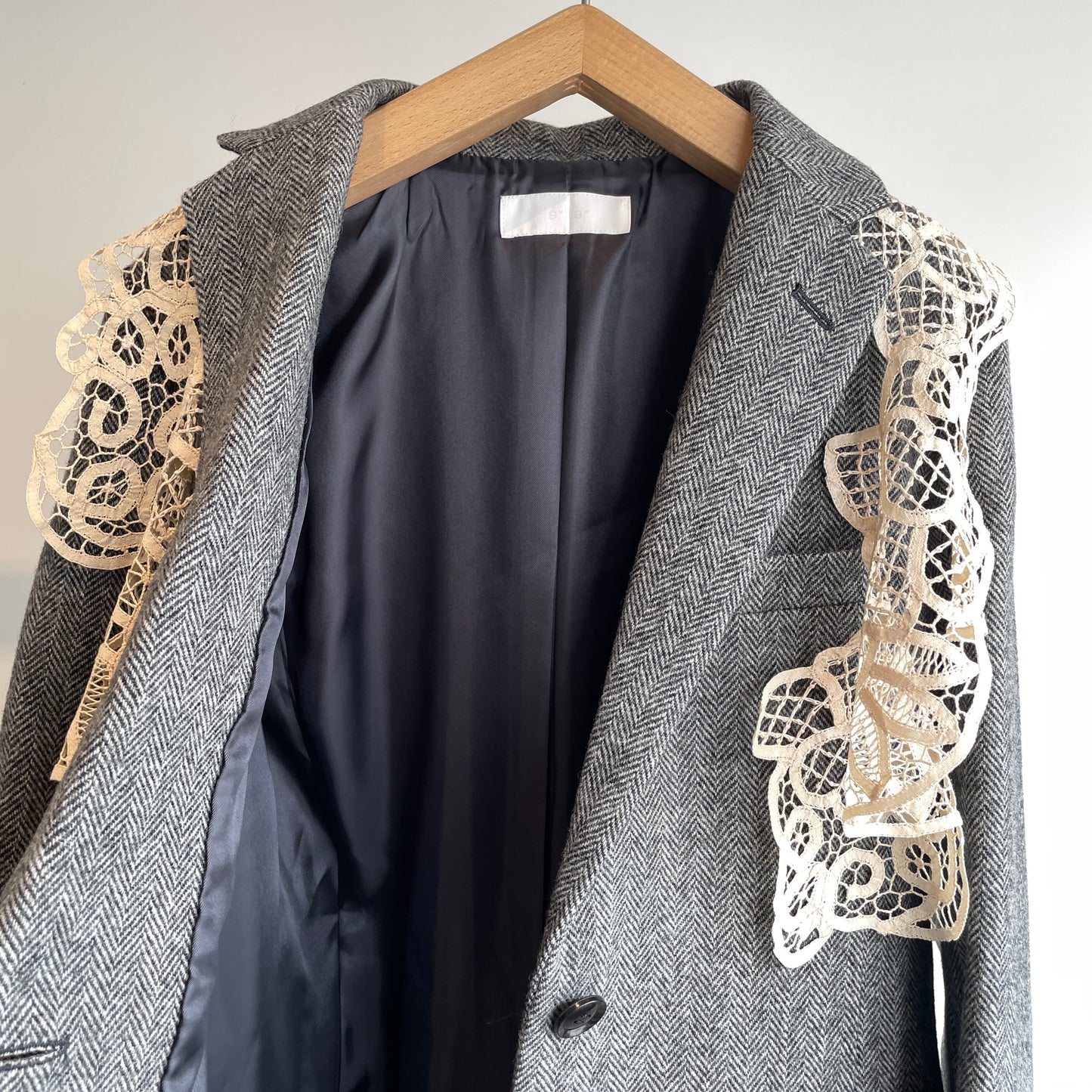 Heriter //wool herringbone jacket(つけ衿付き)H2-25-6004