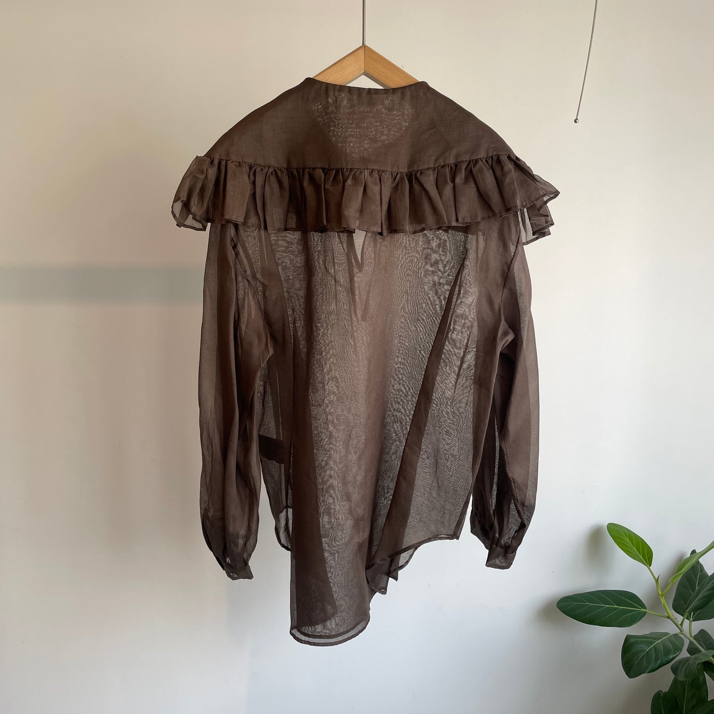 Heriter //fril collar blouse H0-00-3065
