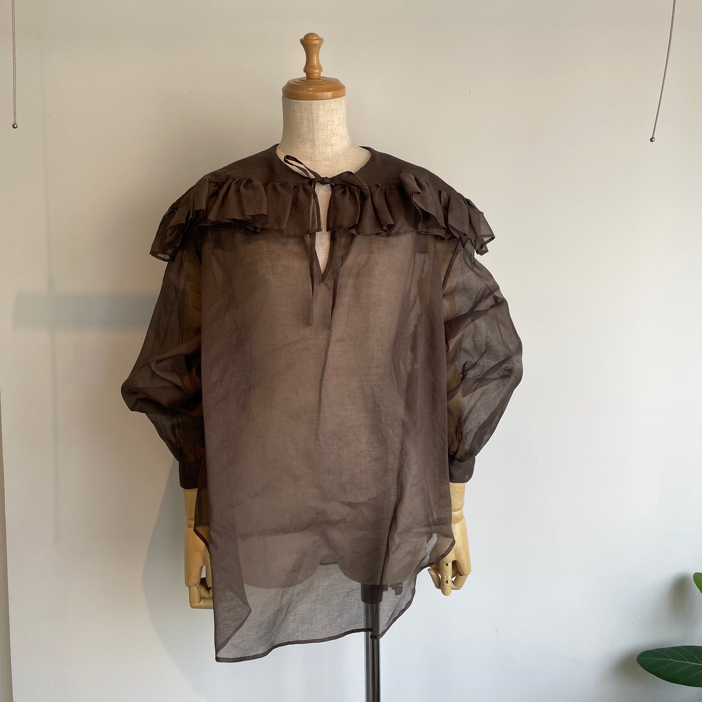 Heriter //fril collar blouse H0-00-3065