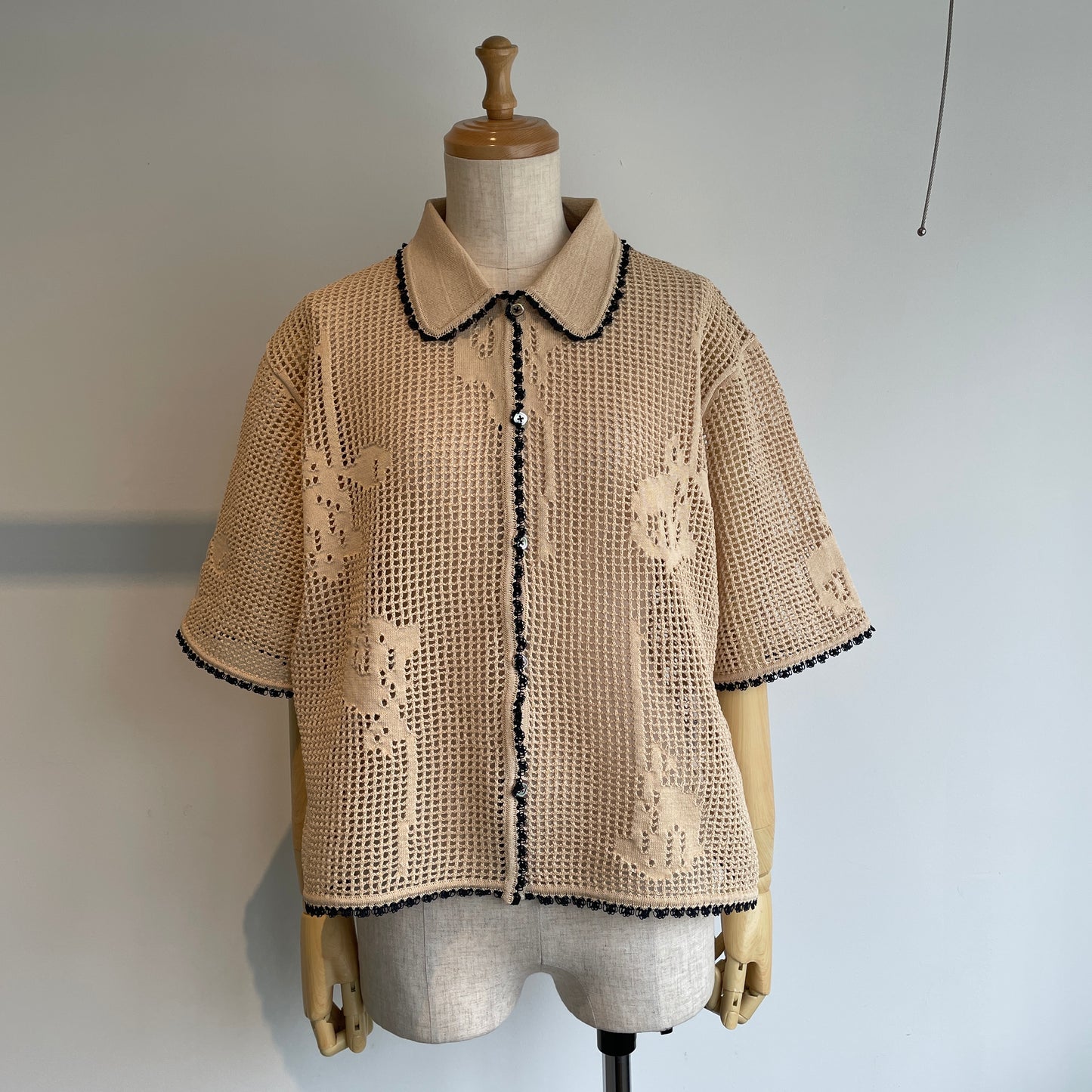 NATIVE VILLAGE//Shade ニットポロシャツ 31253-15207