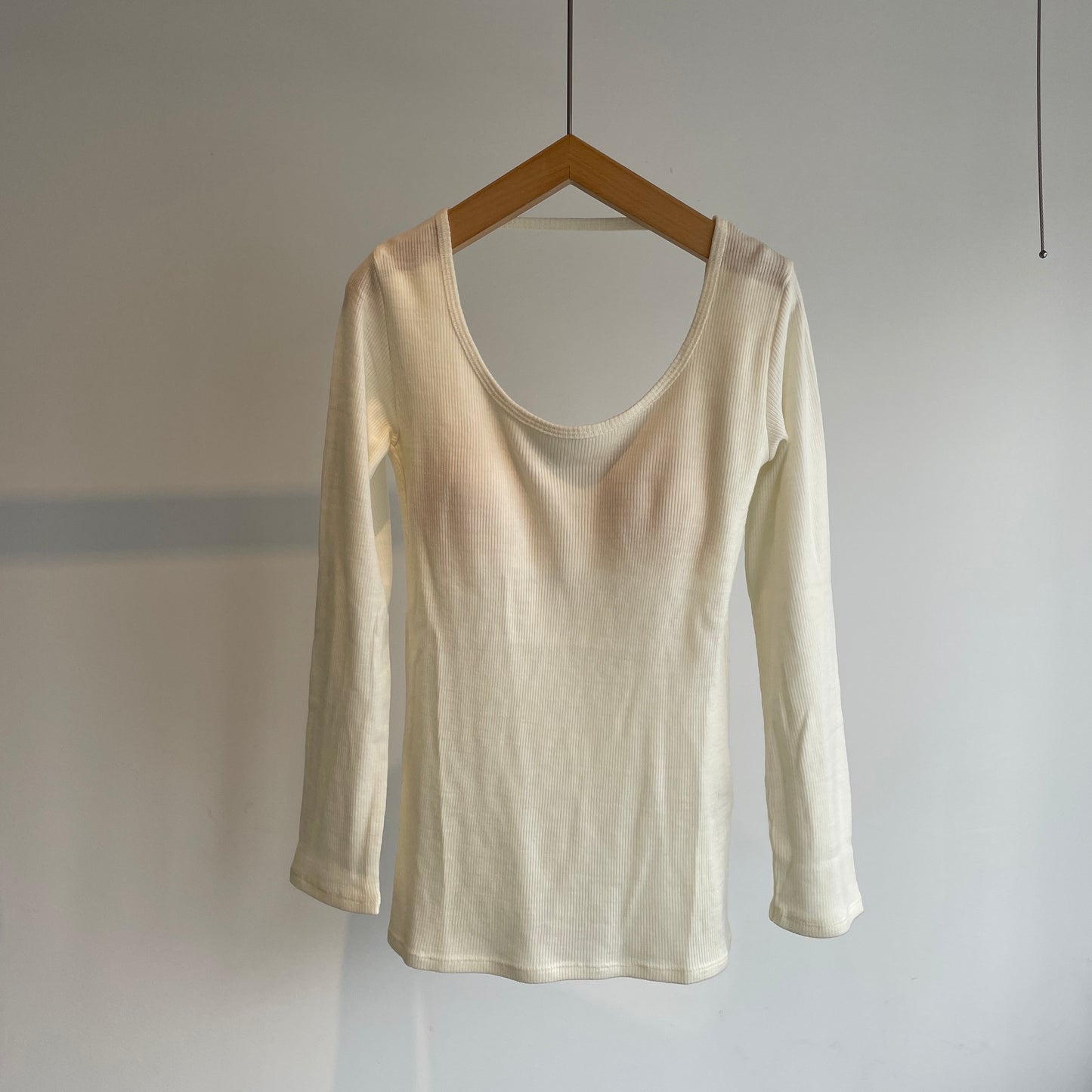 MarchAprilMay //wool innerカップイン9分袖 MAM-CT-008