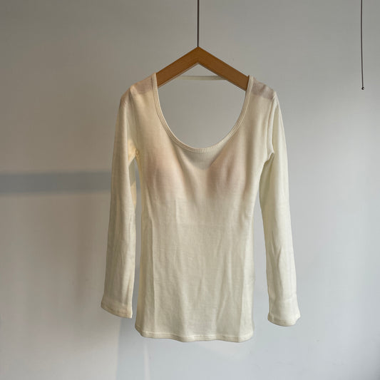 MarchAprilMay //wool innerカップイン9分袖 MAM-CT-008