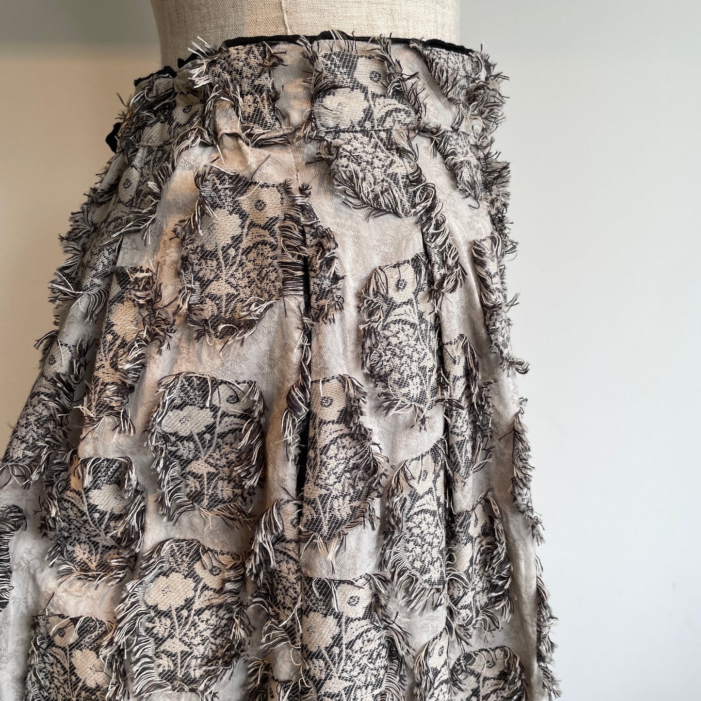 qiri //花野風 jacquard skirt 6301SK001252