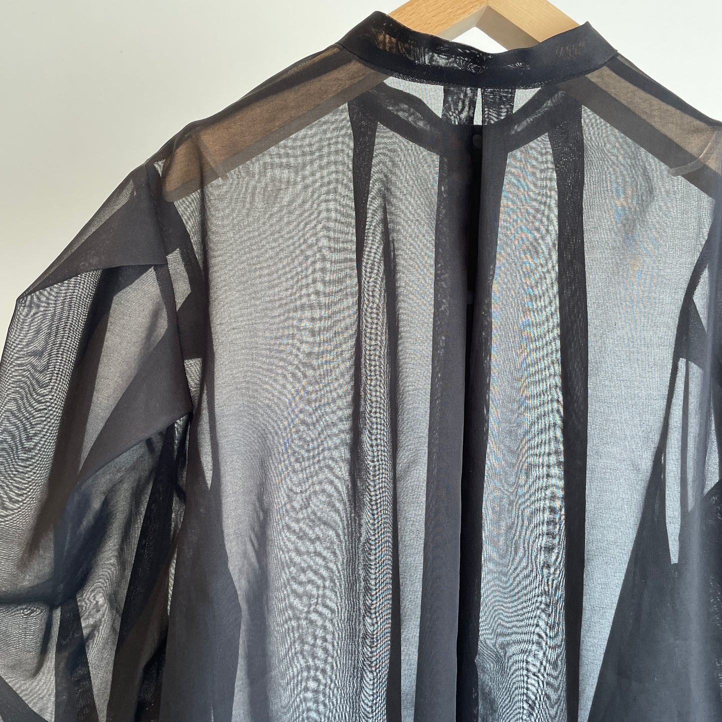 itochi //100/2 cotton organdy transparent blouse
