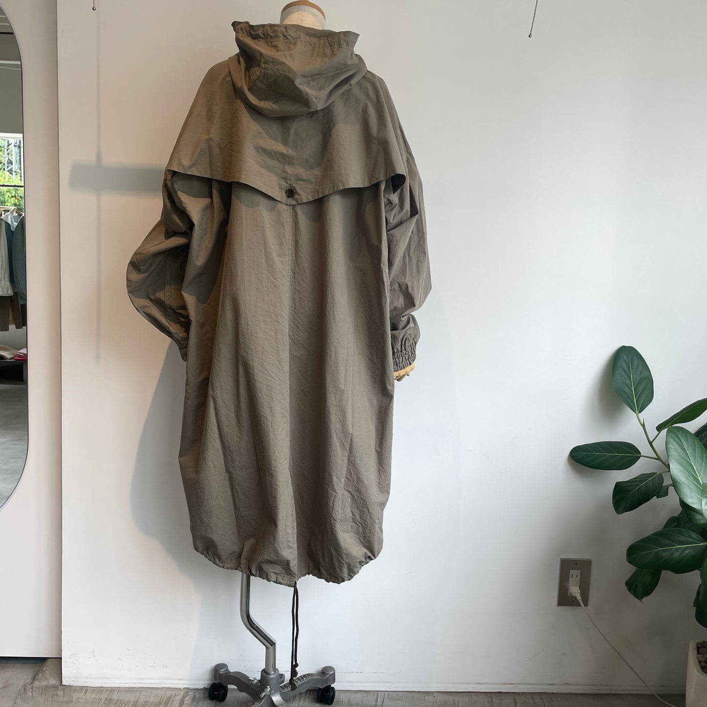 universaltissu//起毛ワッシャーブロード フーディロングSH TS253SH090