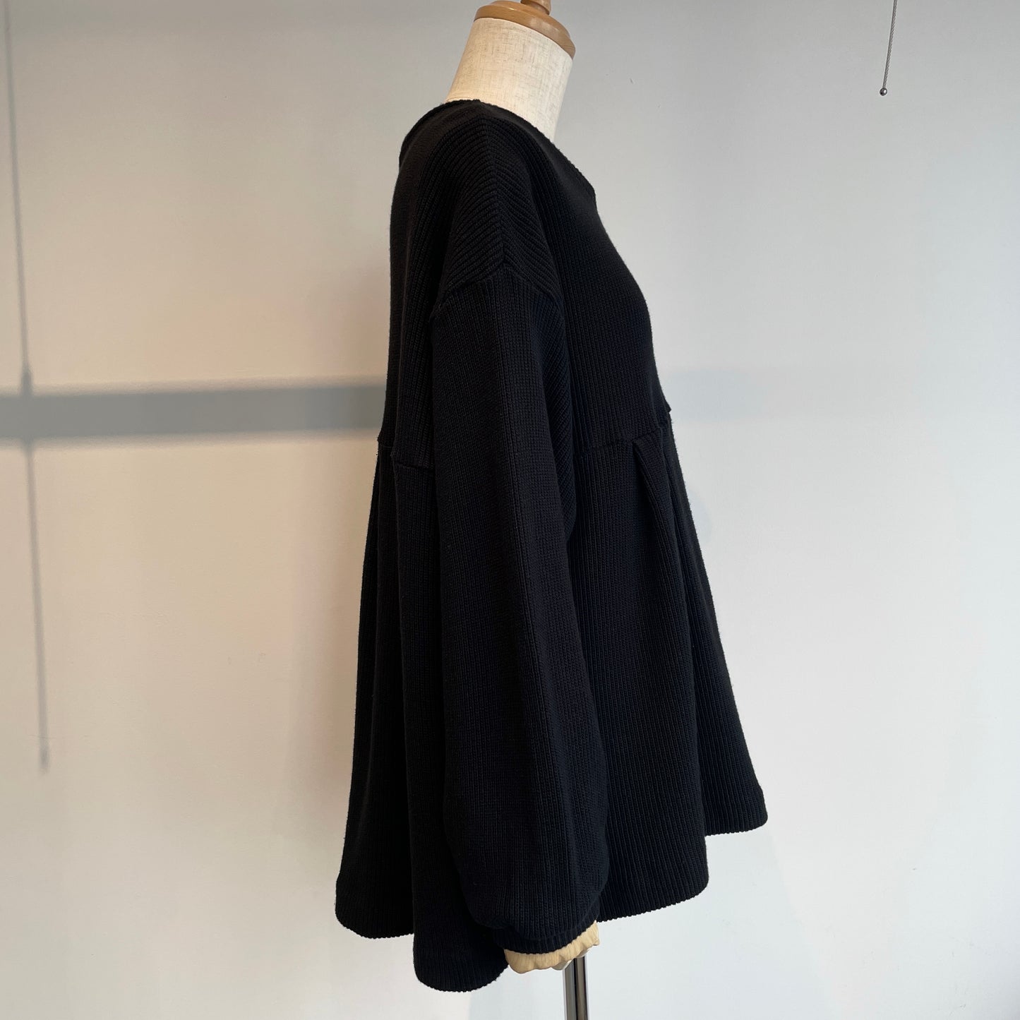 universaltissu//リブニット タックプルオーバー US250CT003