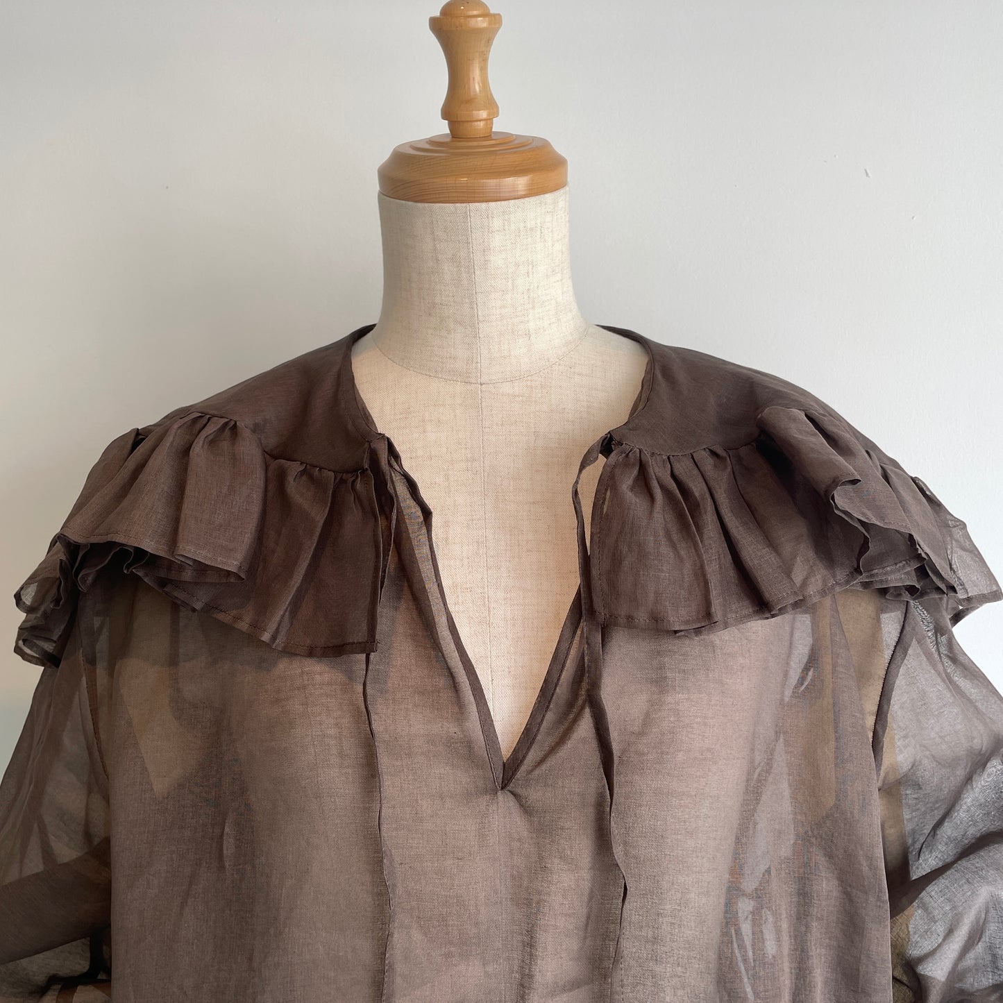 Heriter //fril collar blouse H0-00-3065