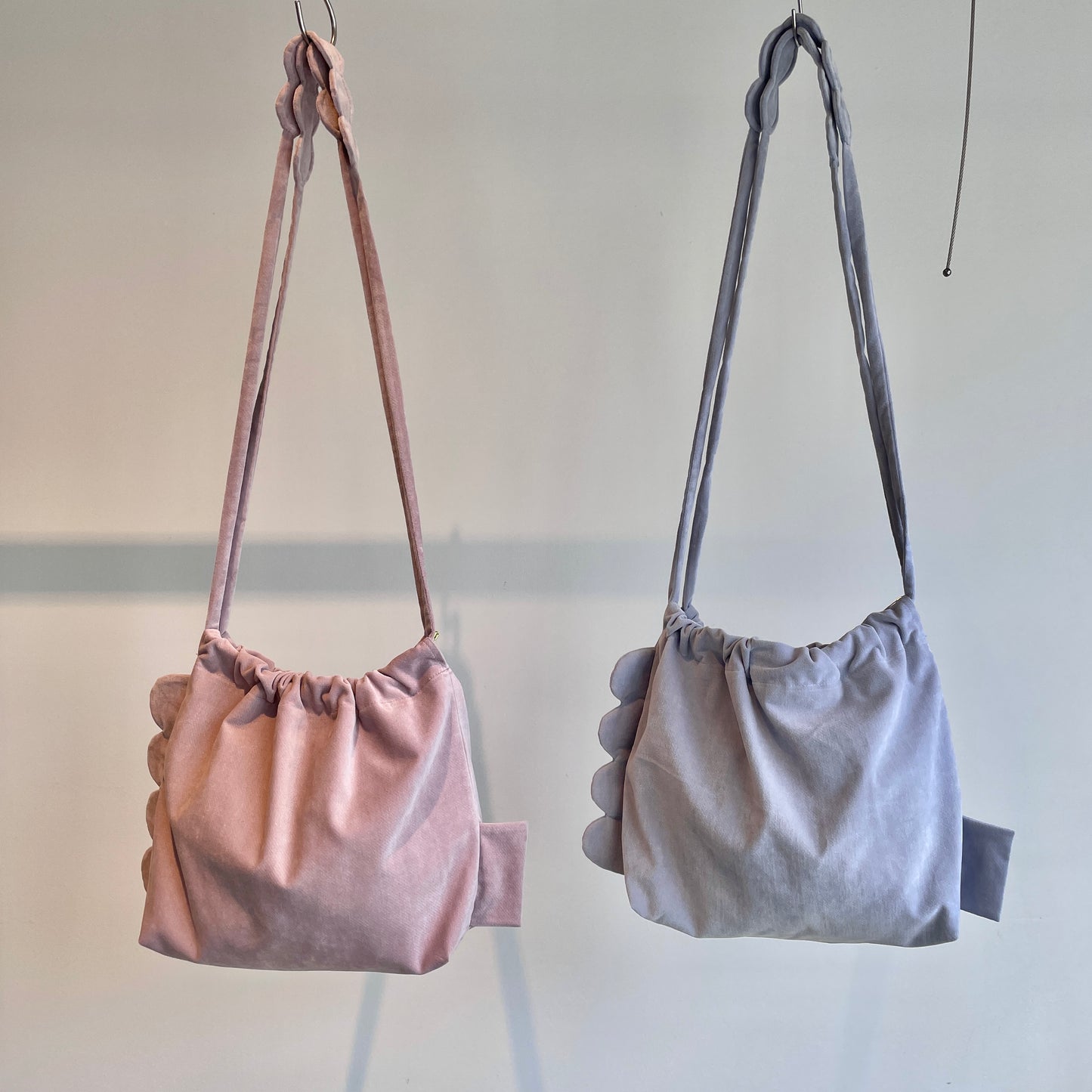 chitose.K //scallop kincyaku bag 3232-02
