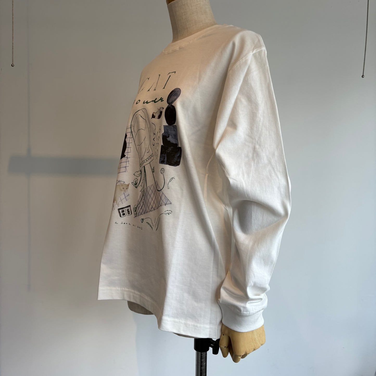 Sweet Little Nothing//catpower ロングスリーブTシャツ(Mサイズ)