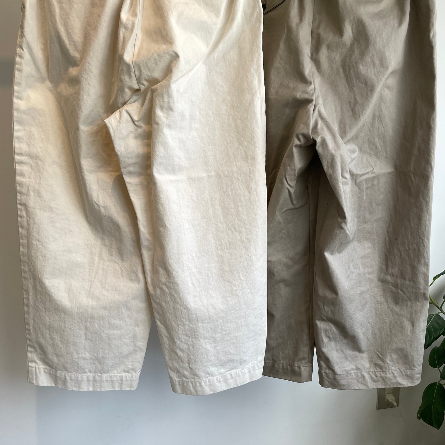 handsofcreation//KAYANUCotton VintageClothテーパードチノPT 02540316