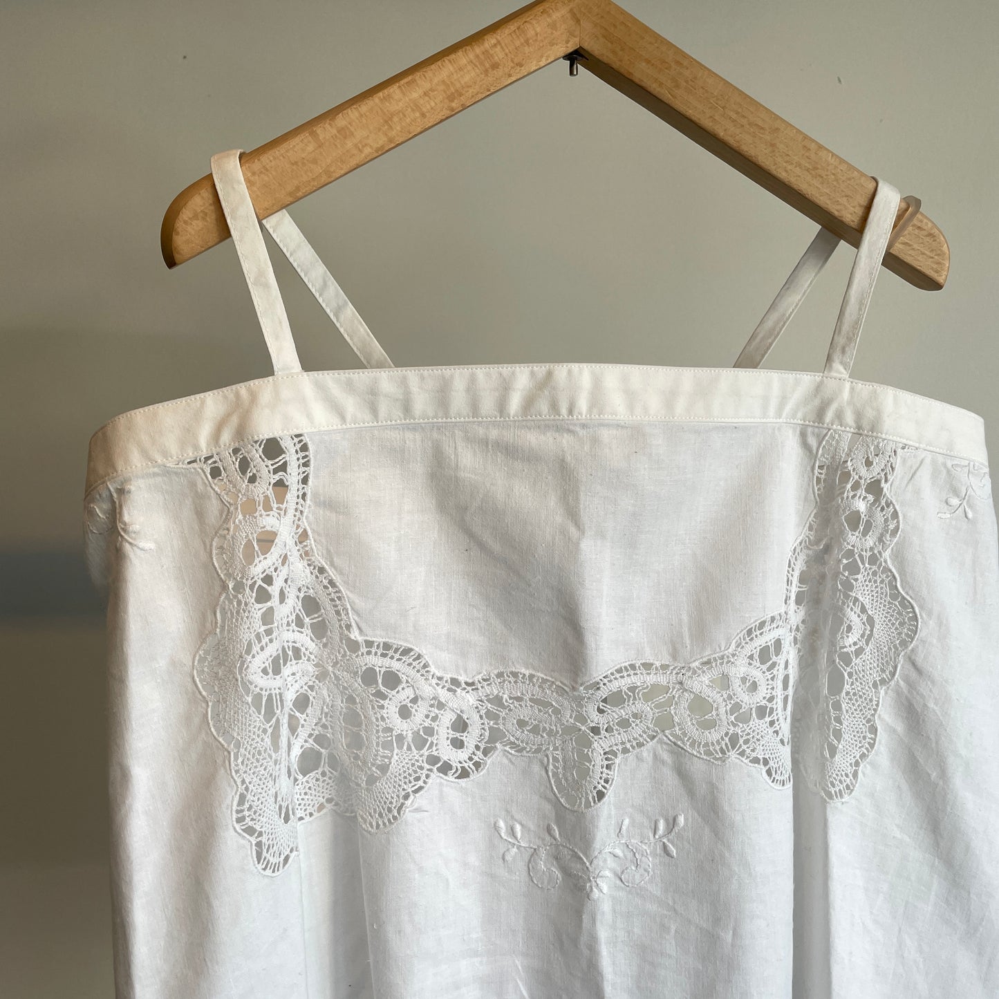 Heriter //bobbin lace tablecloth camisole H0-00-3061