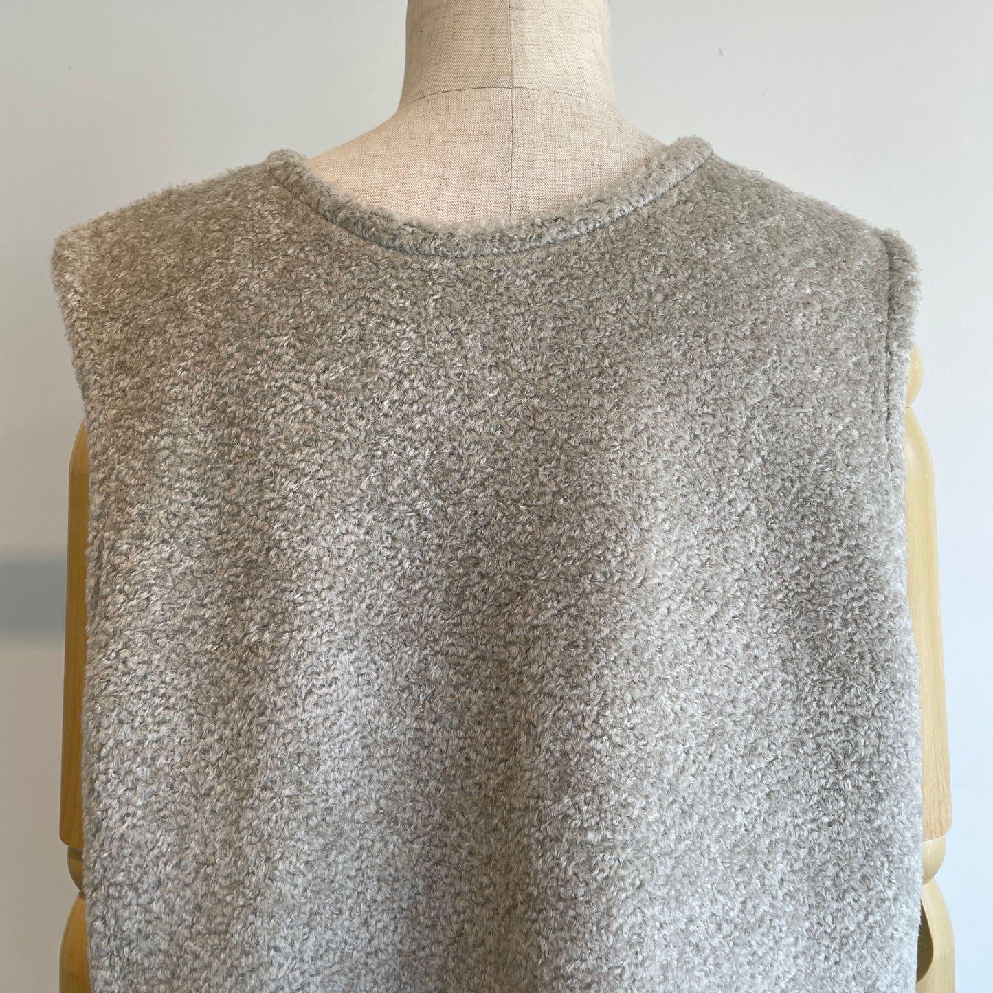 handsofcreation//トイプー起毛2wayショートベスト0154087